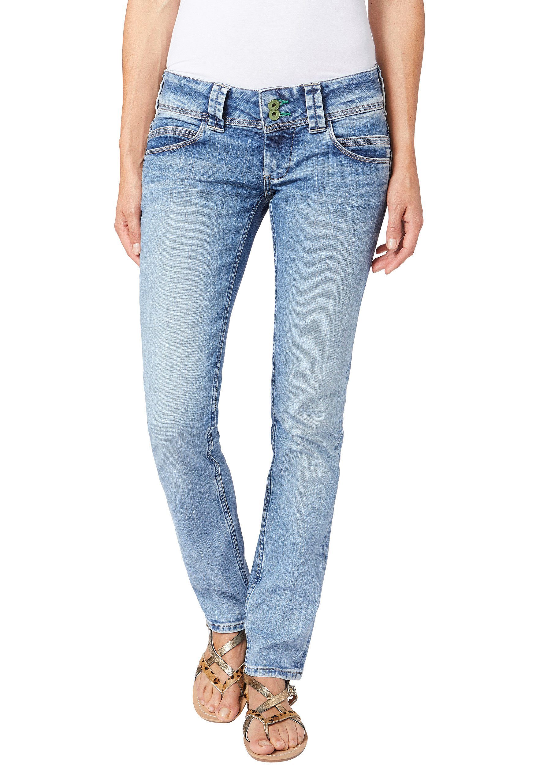 Pepe Jeans StraightJeans »VENUS« mit niedriger