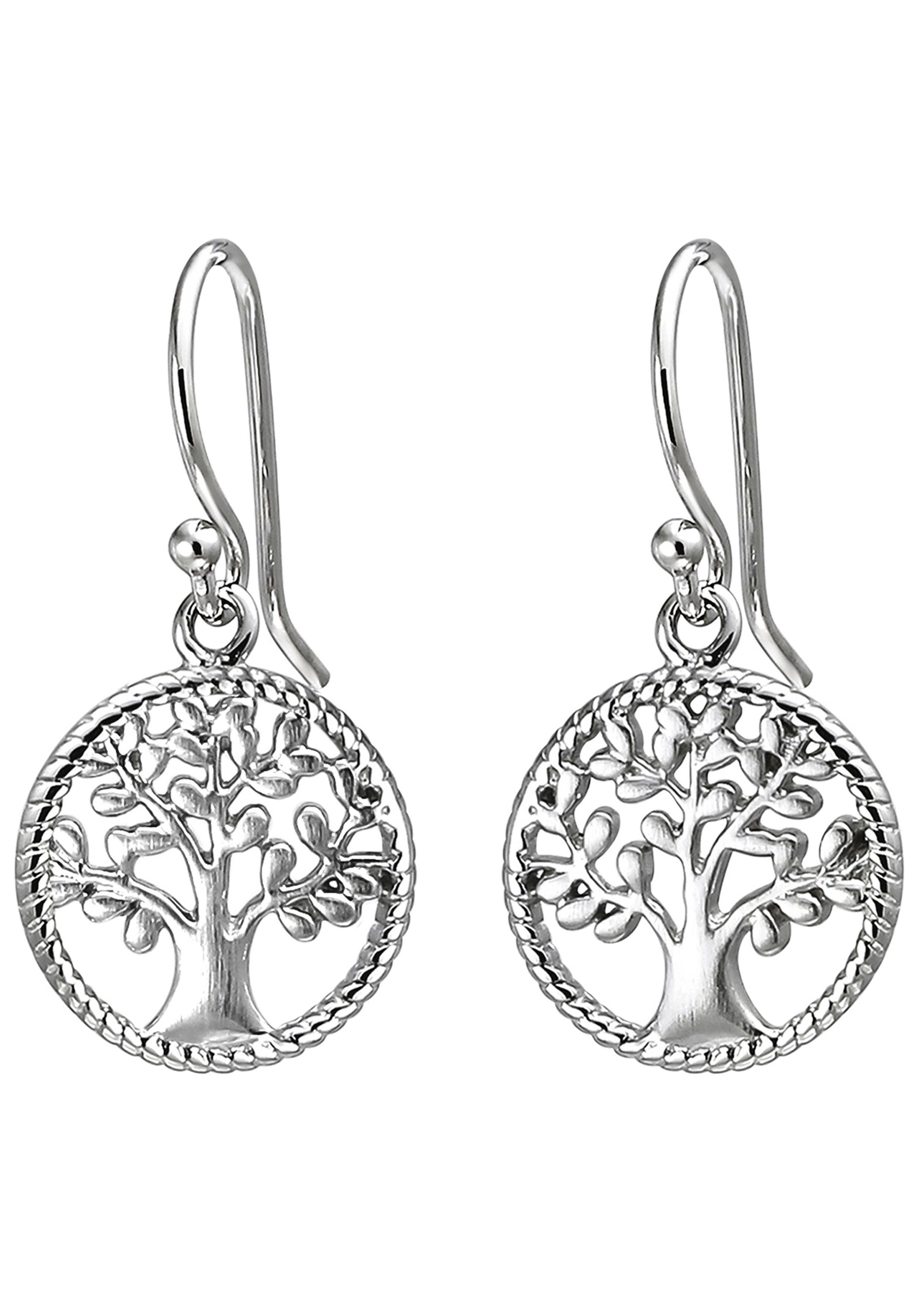 JOBO Paar Ohrhänger Baum, 925 Silber günstig online kaufen