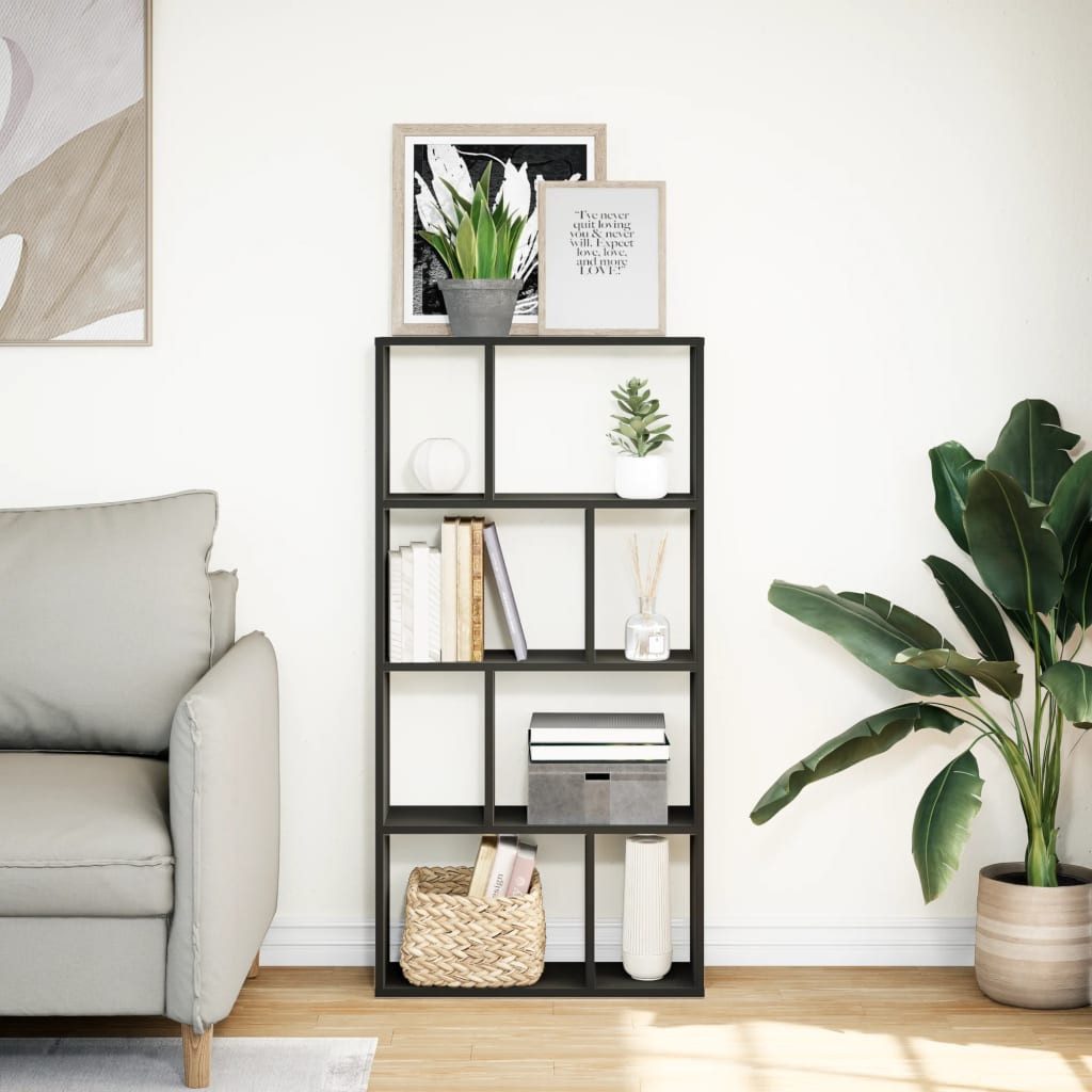 vidaXL Bücherregal Bücherregal Schwarz 60x20x120 cm günstig online kaufen