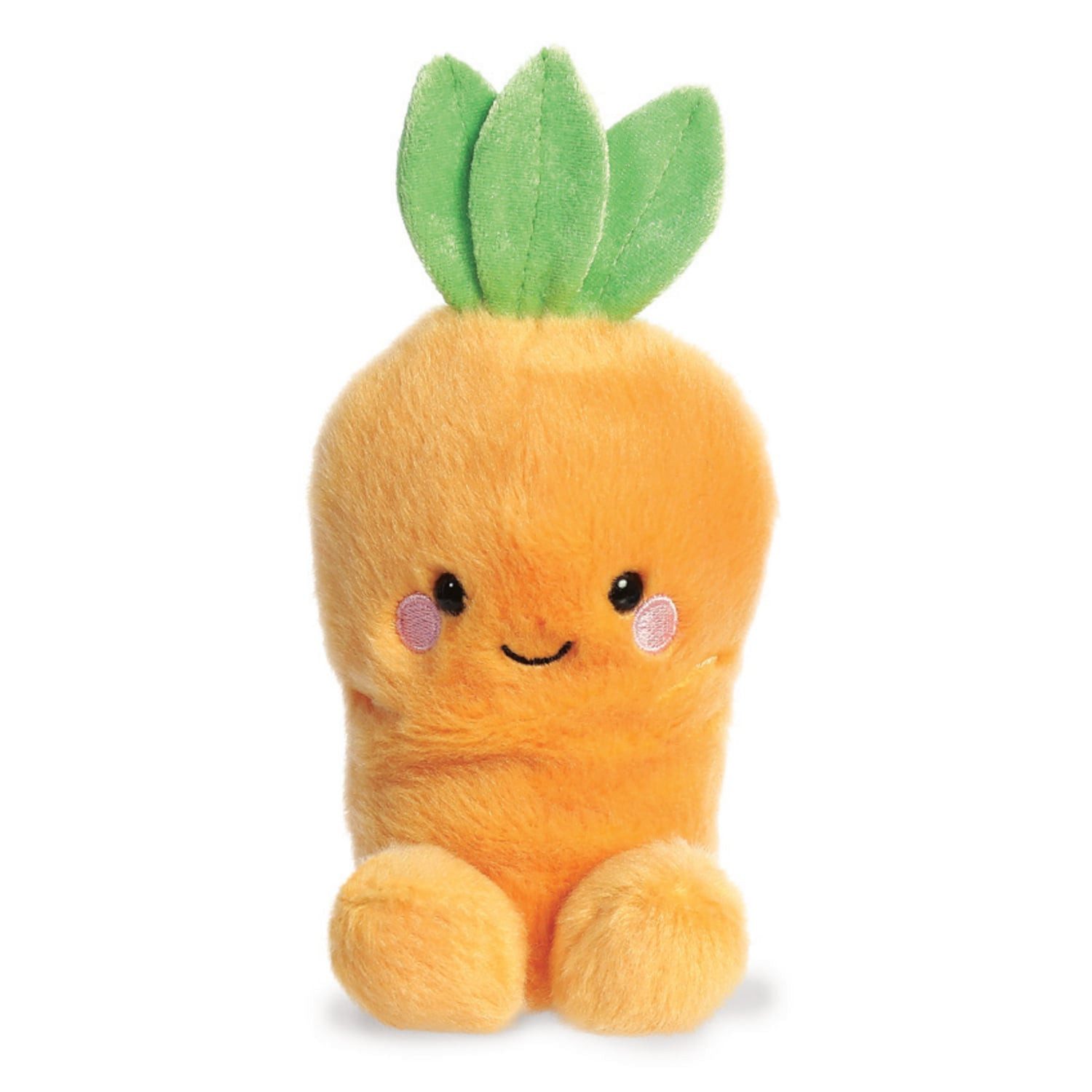 Aurora Kuscheltier Aurora 82054 - Palm Pals Karotte Cheerful, Plüschfigur, 13 cm