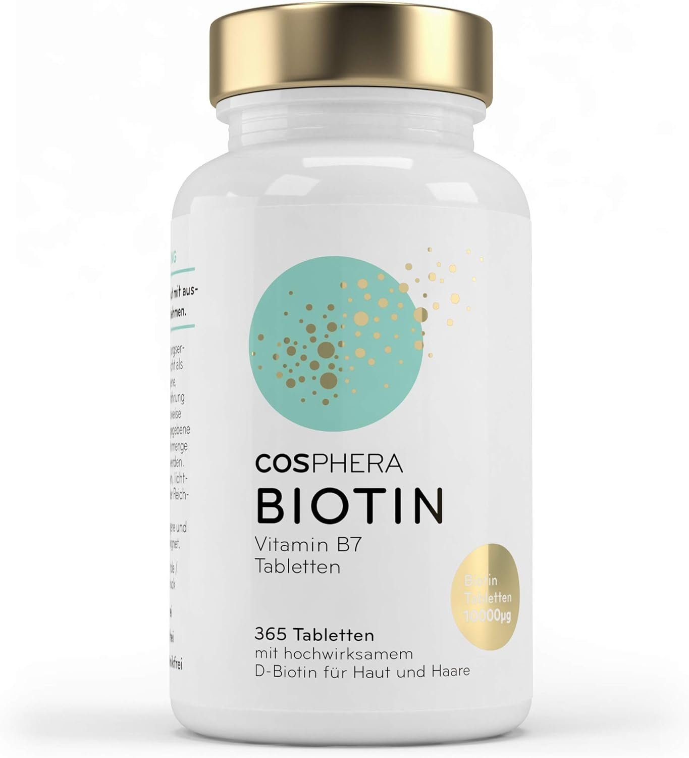 Cosphera Körperpflegemittel Cosphera Biotin Tabletten - Hochdosiert mit 10.000, 1-tlg.