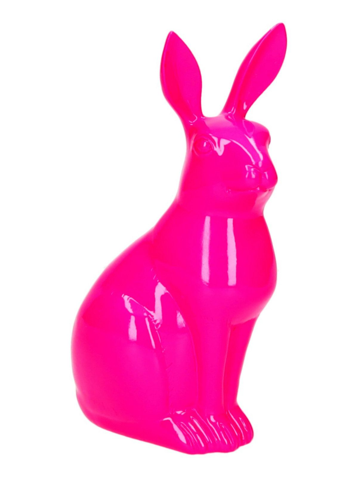Giftcompany Dekofigur Frau Schmidt Hase M neon pink 20cm