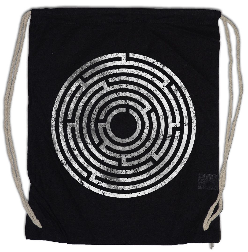 Turnbeutel Circle Maze Turnbeutel Kreis Kreisel Spirale Hypnose Hypnotiseur Maze