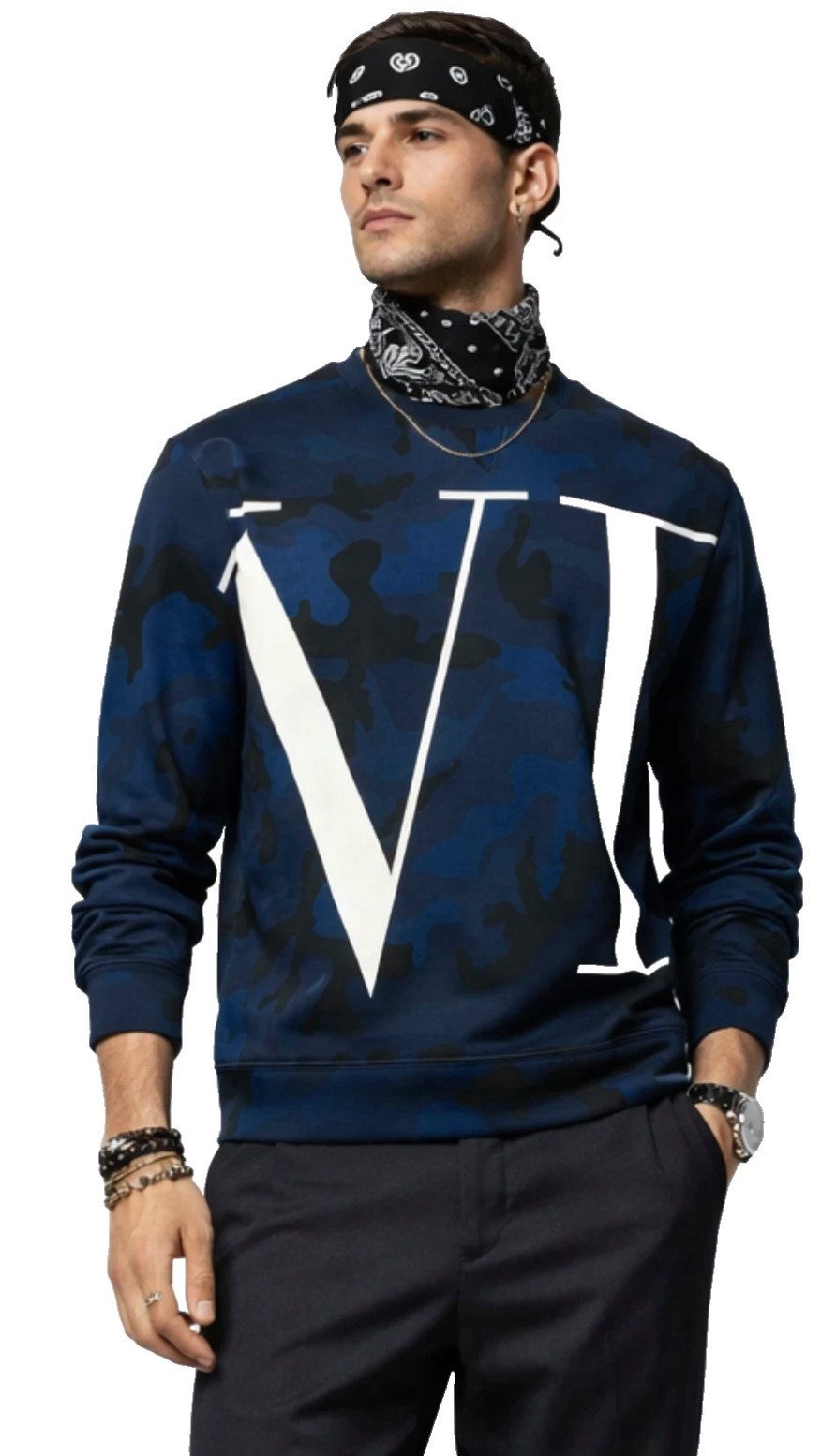 Valentino Sweatshirt VLTN Herren amouflage Sweater Pullover