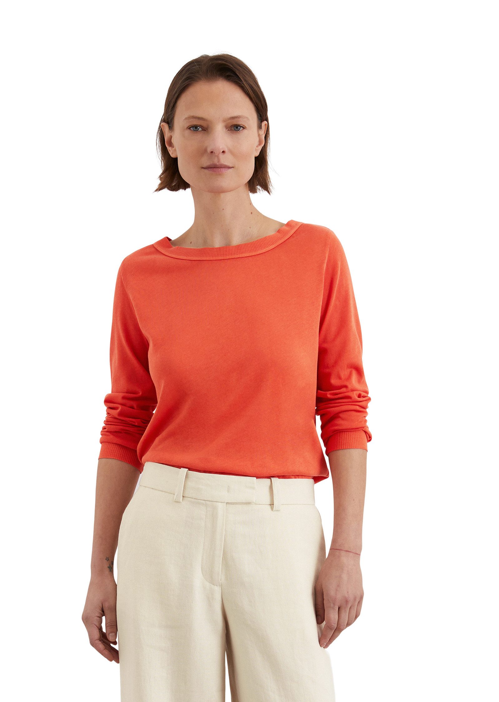 Marc OPolo Langarmshirt "aus Organic Cotton" günstig online kaufen