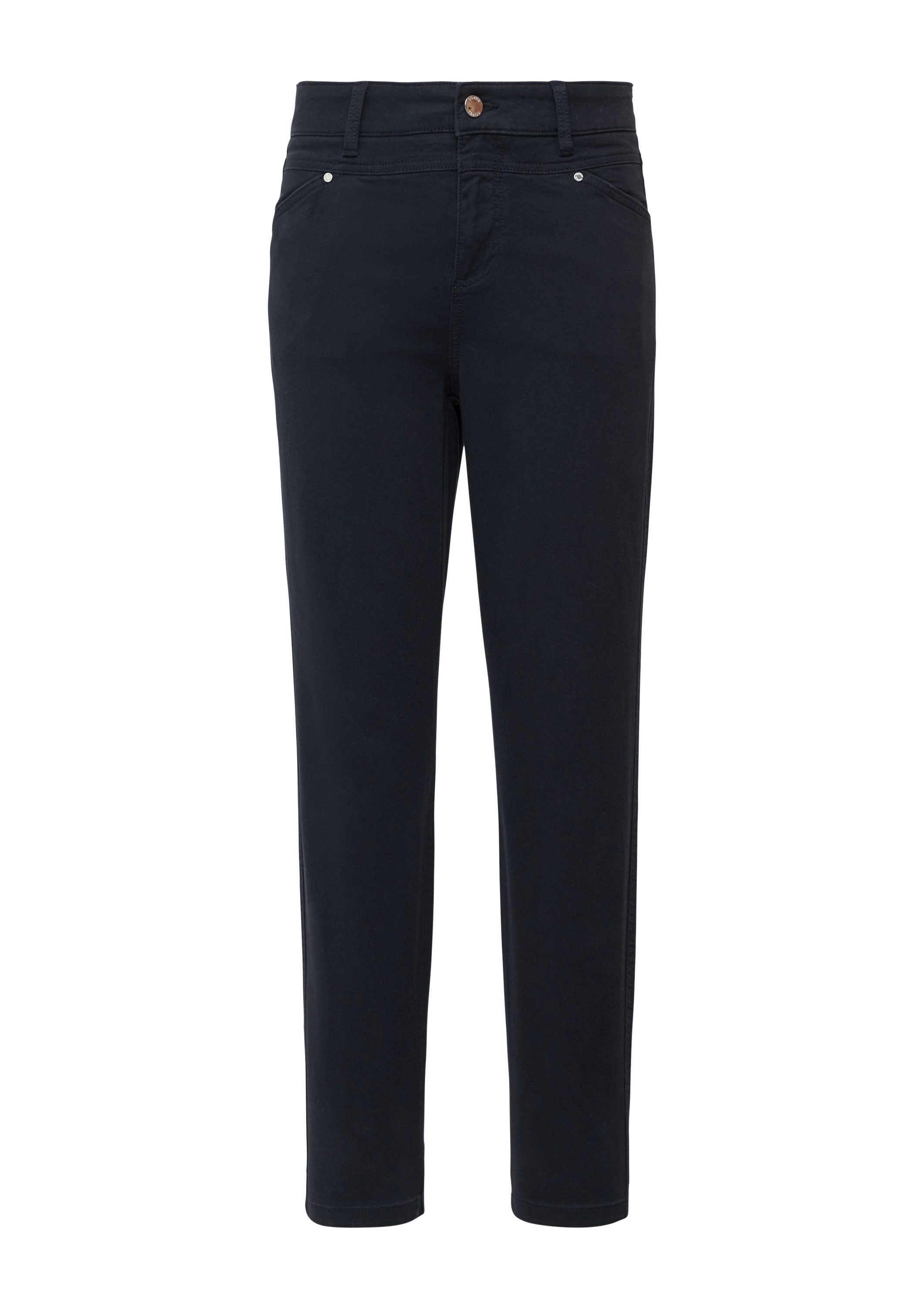 s.Oliver Chinos Hose Ankle-Hose im Slim Fit aus Baumwollsatin günstig online kaufen