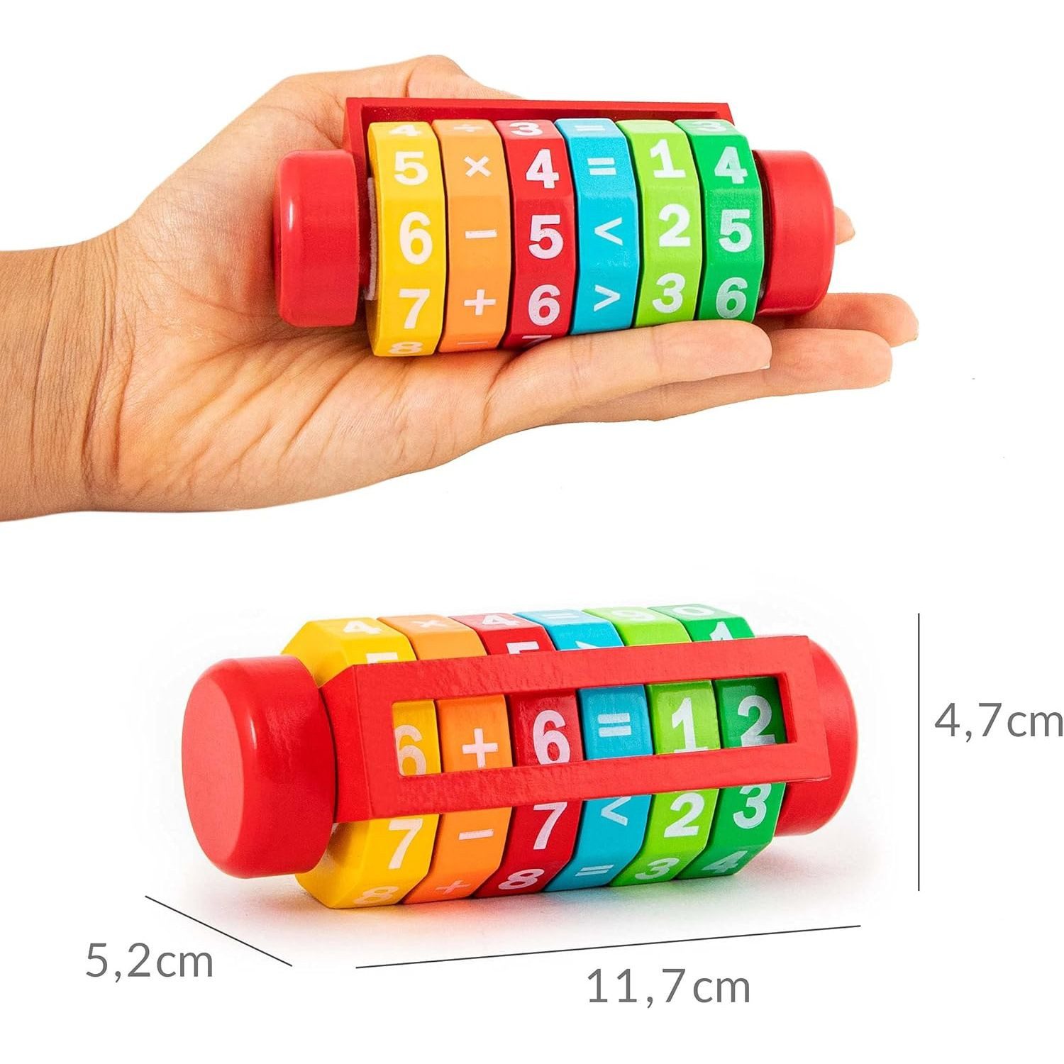 Trendhaus Lernspielzeug TRENDHAUS 951311 Holz-Rechenrolle günstig online kaufen