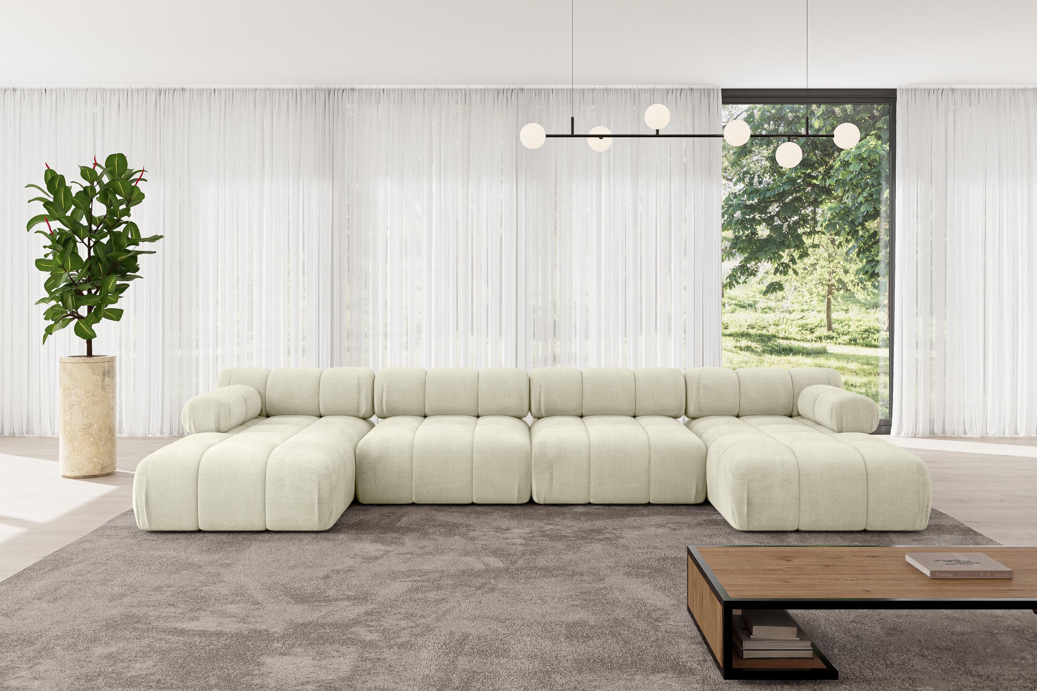 ALTDECOR Wohnlandschaft Tesso-U2, Corner Sofa U-Form günstig online kaufen