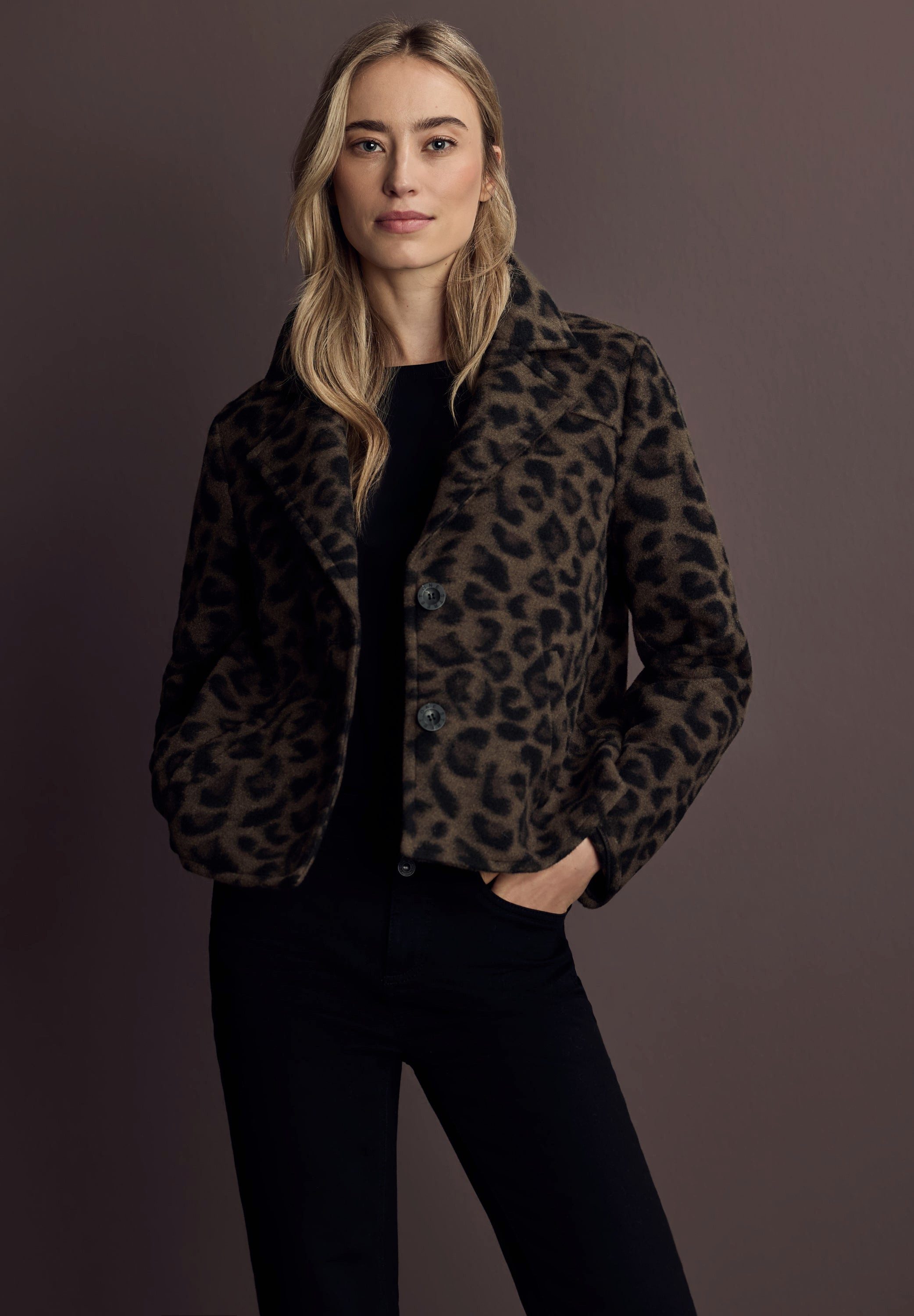 STREET ONE Fellimitatjacke Cosy Leo Jacke (1-St) günstig online kaufen