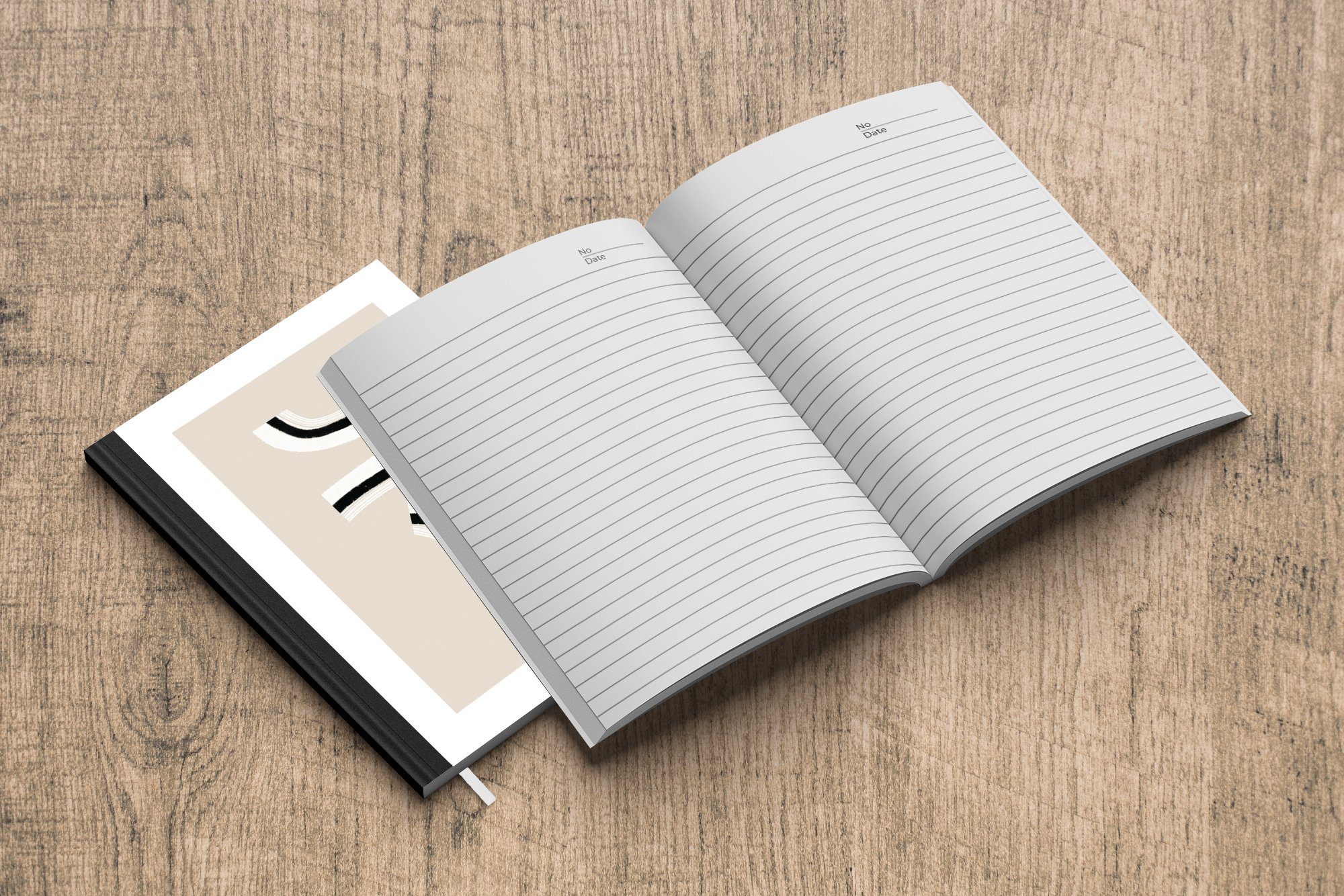 Tagebuch, - Linie Journal, MuchoWow Notizbuch - Gestaltung, Merkzettel, Seiten, Notizheft, Haushaltsbuch 98 A5, Pastell