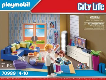 Playmobil® Konstruktions-Spielset Wohnzimmer (70989), City Life, (71 St), Made in Germany