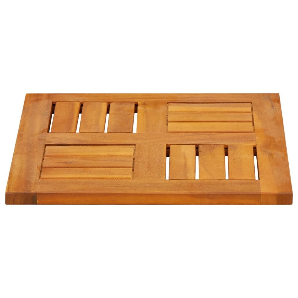vidaXL Tischplatte Tischplatte 40x40x2 cm Quadratisch Massivholz (1 St)