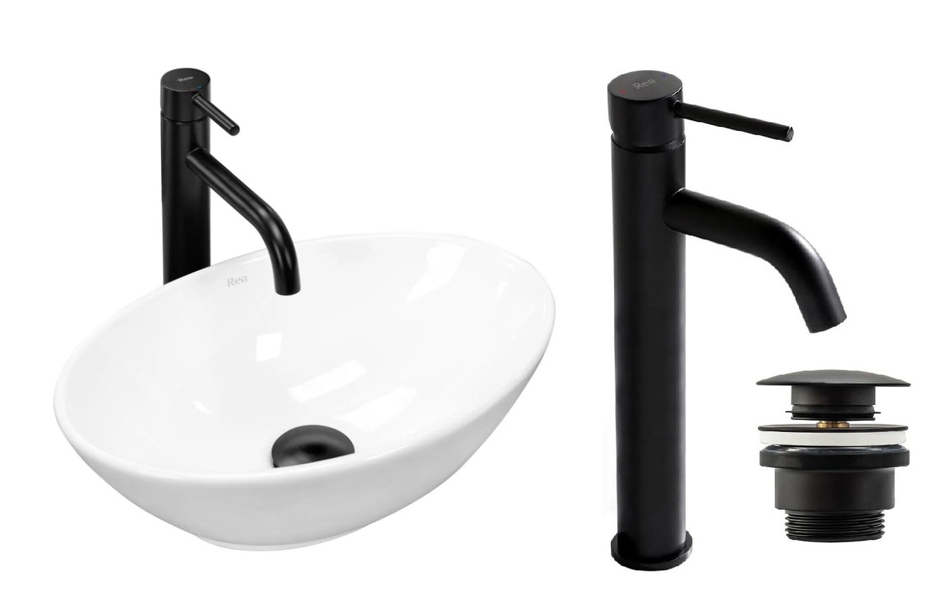 GTM Design Aufsatzwaschbecken Matt Set mit günstig online kaufen