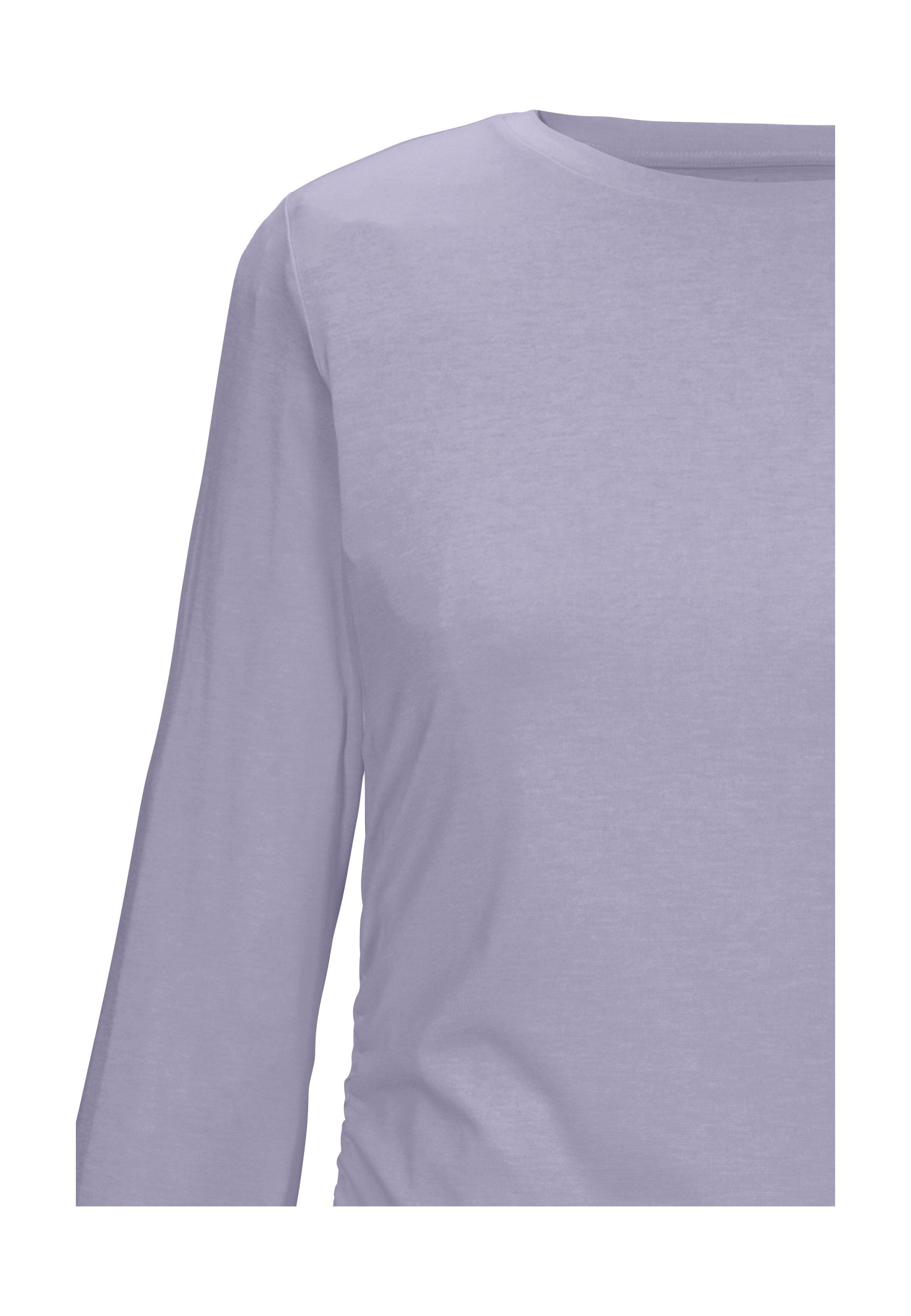 Killtec Langarmshirt KOS 173 WMN LS SHRT Atmungsaktiv, schnelltrocknend, dehnbar, Daumenlöcher, Raffung – Bild 3 von 5