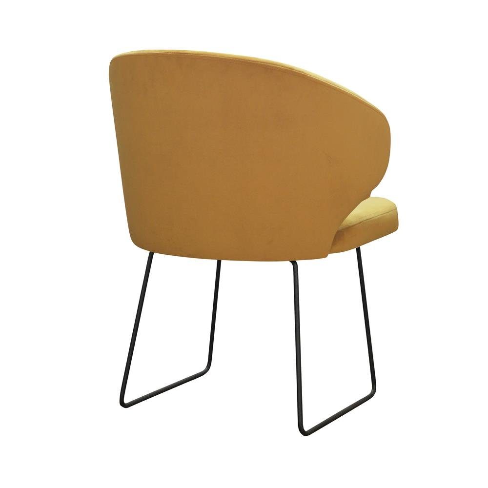 JVmoebel Stoff Stühle Praxis Warte Kanzlei Textil Design Stuhl Polster Zimmer Stuhl, Sitz Ess