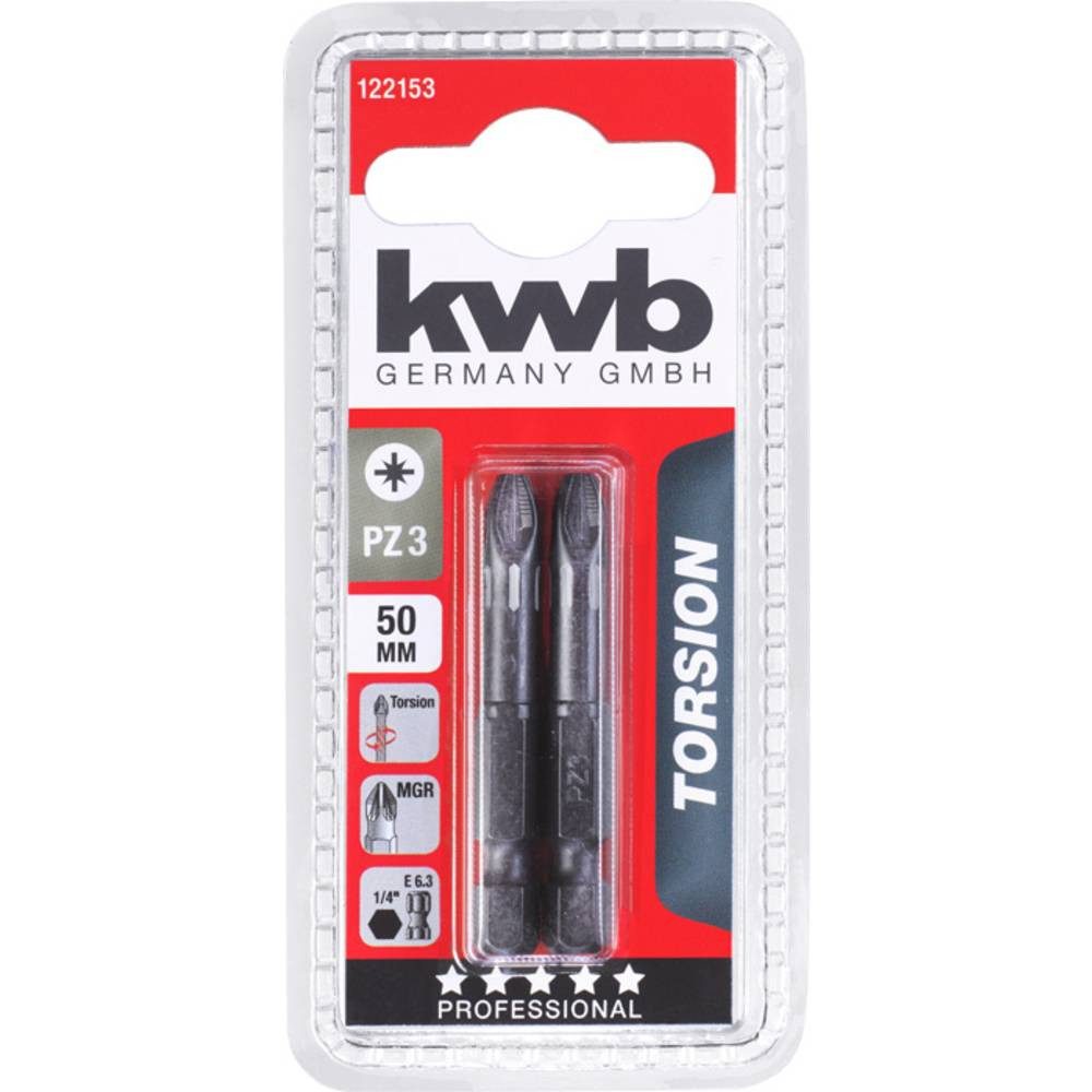 Torx-Bit TORSION Bits, 50 mm, PZ 3