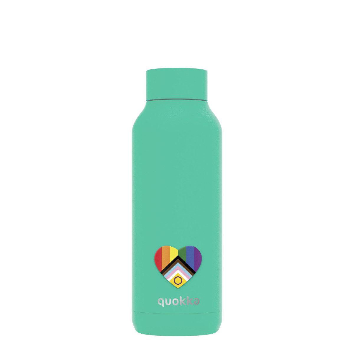 Quokka Isolierflasche Jade Green Thermo aus Edelstahl 510 ml mit Trageschlaufe