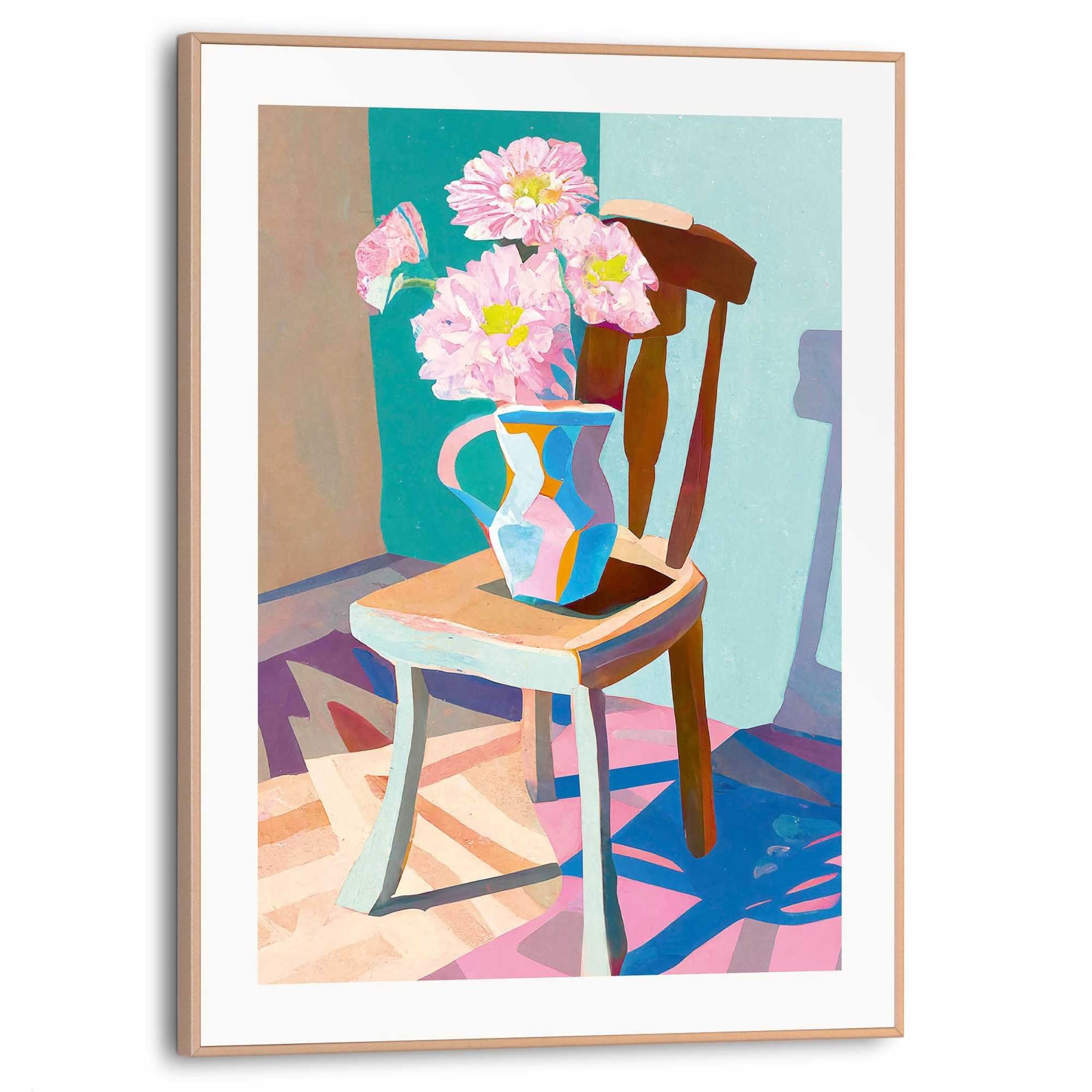 Wandbild Flower Reinders! Chair