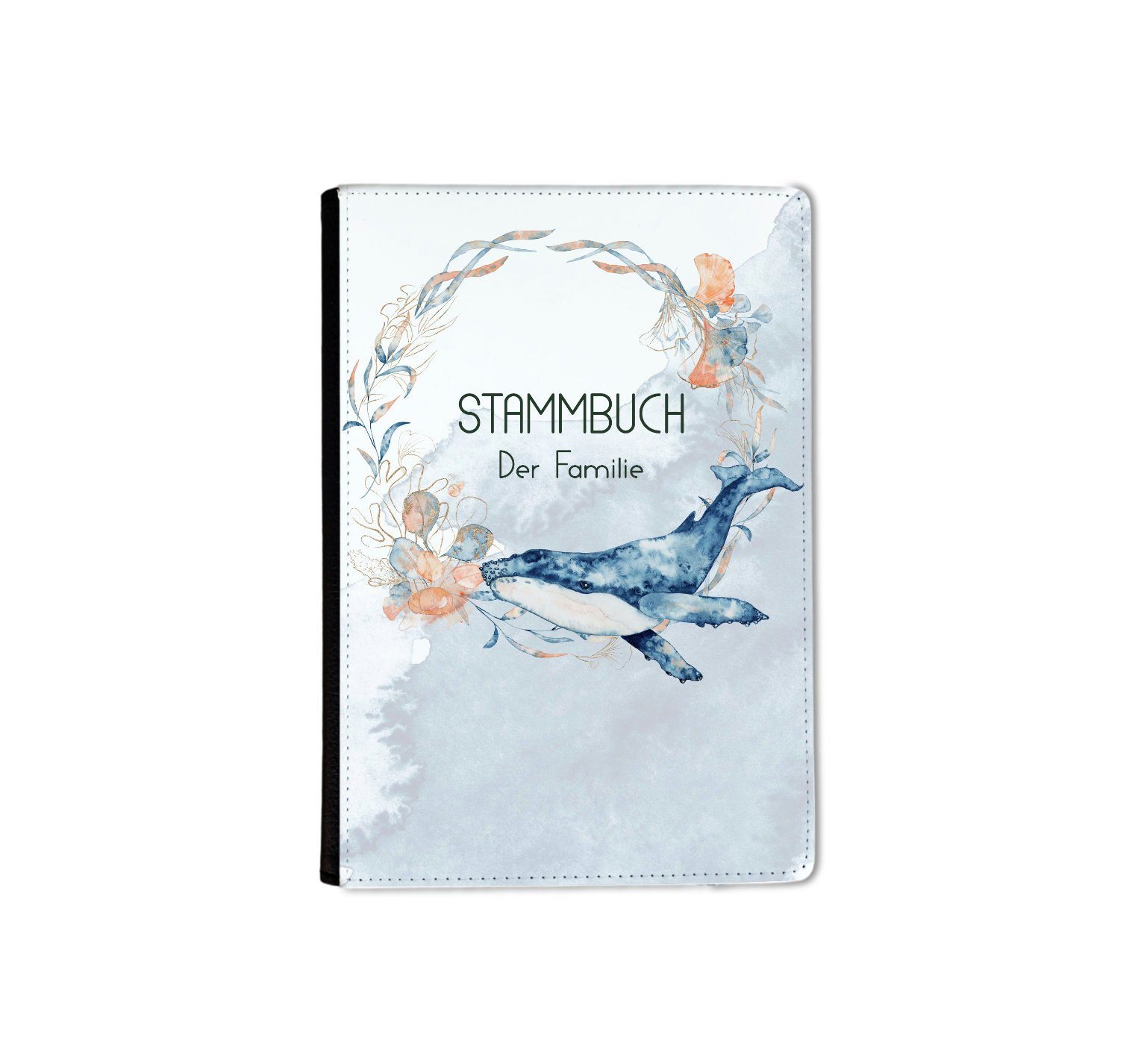 Watercolor Unterwasserwelt Notizbuch Stammbuch A5 CreaDesign