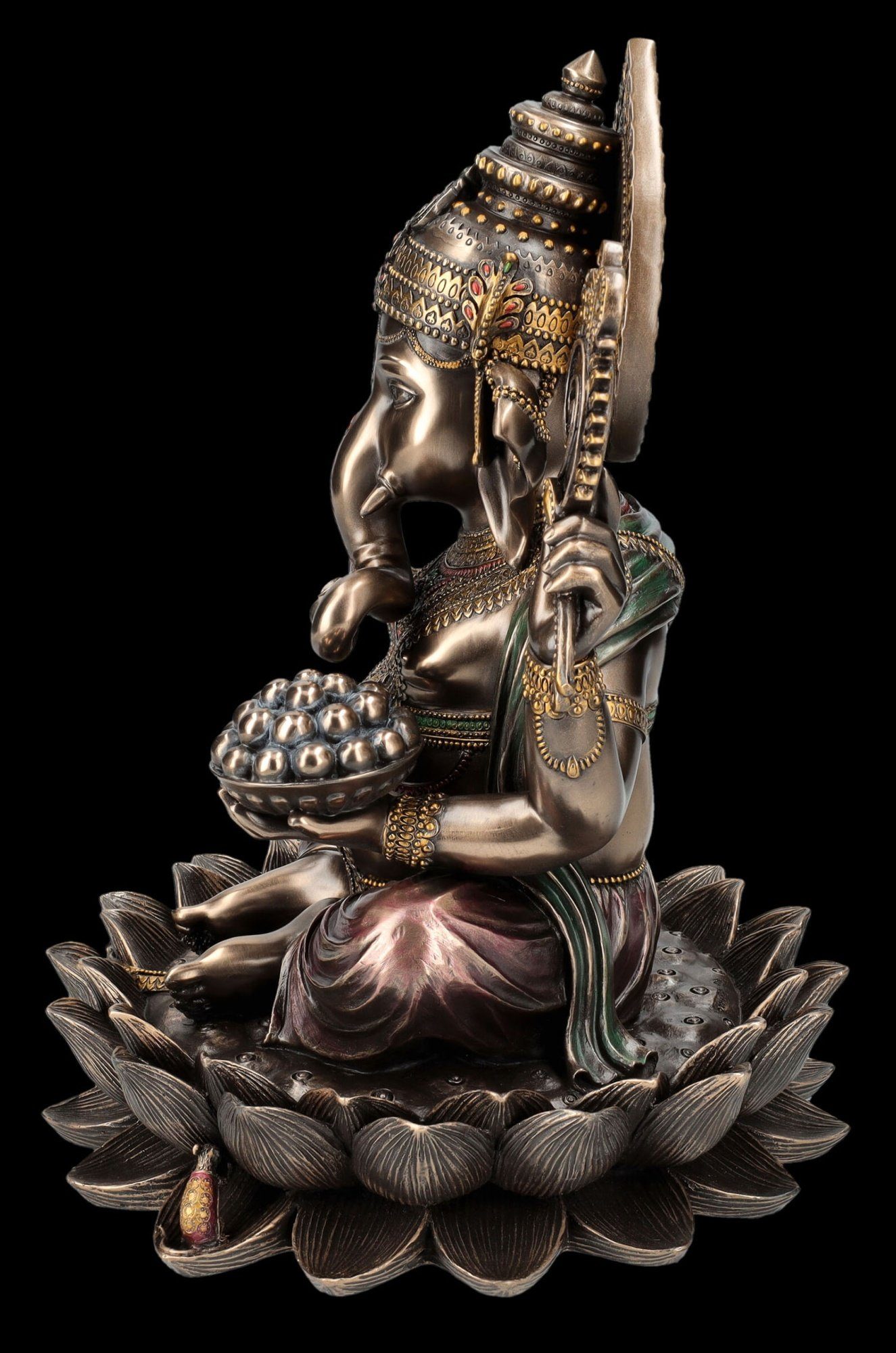 Gott Elefantenköpfiger Shop Figuren Figur auf Veronese Ganesha Dekofigur GmbH - Lotus Dekofigur -