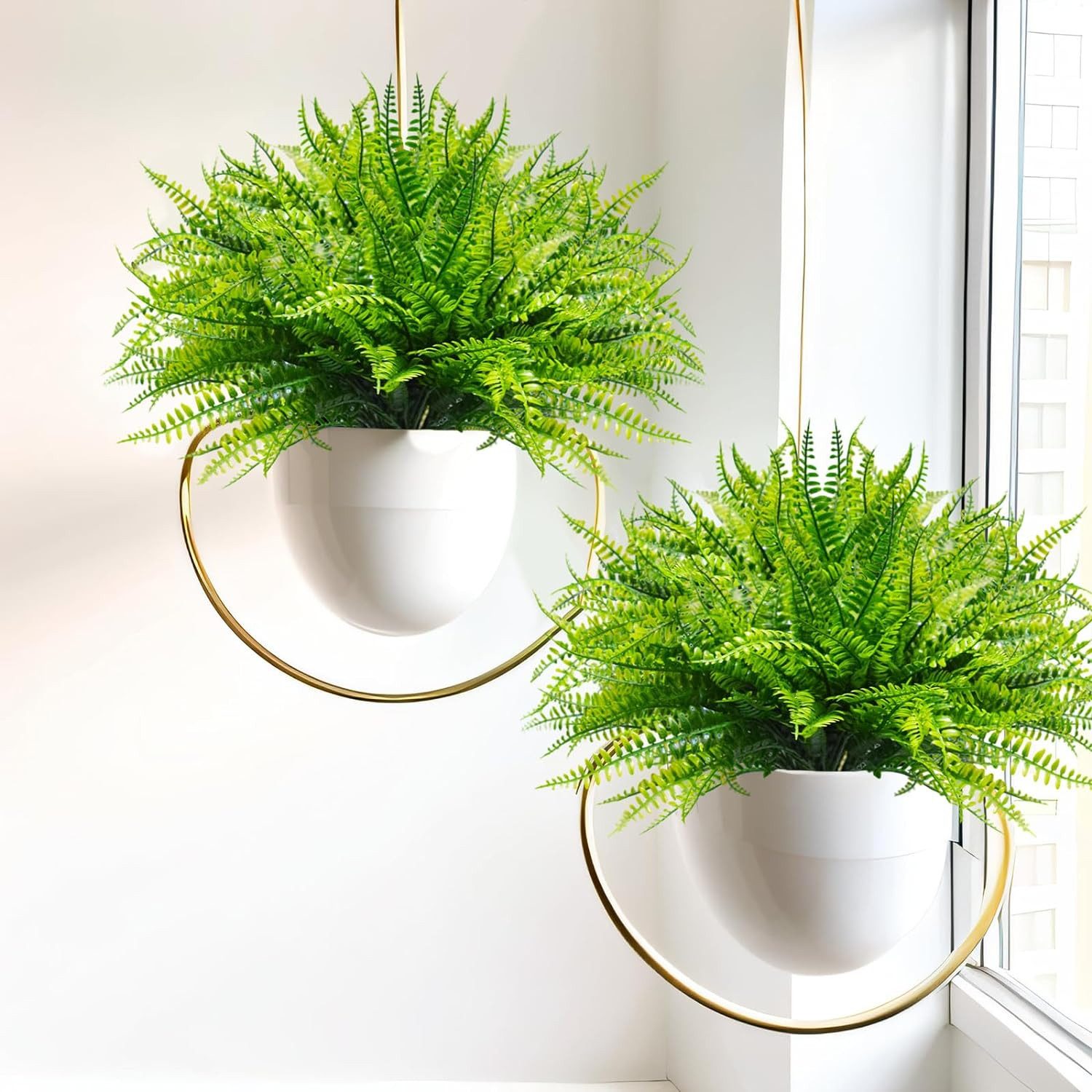 Kunstblumenstrauß Outdoor Künstliche Pflanzen Boston Farn Wetterfeste Balko günstig online kaufen