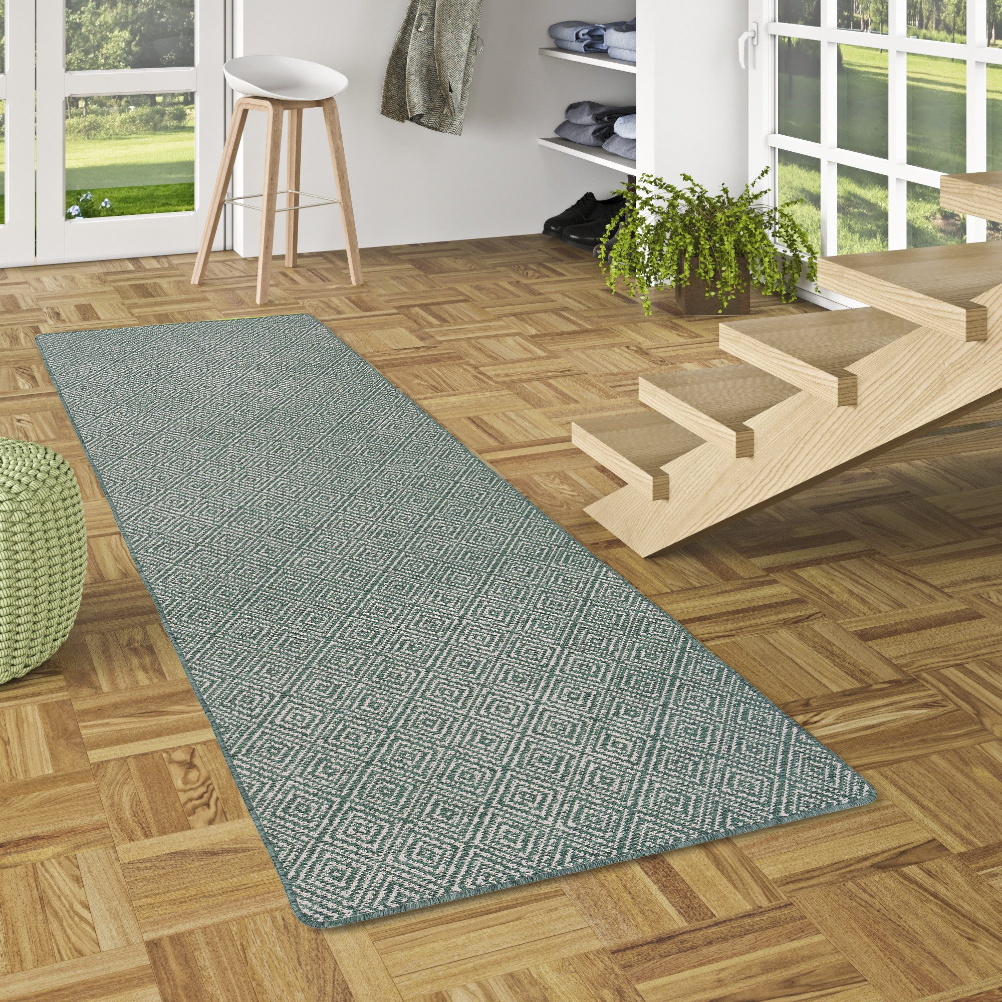 Snapstyle Läufer In- und Outdoor Teppich Läufer Beidseitig Newport, Rechtec günstig online kaufen