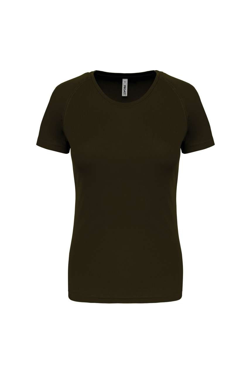 Proact Trainingsshirt Proact Damen Shortsleeve Sport T-Shirt Aktivshirt Top  Baumwolle