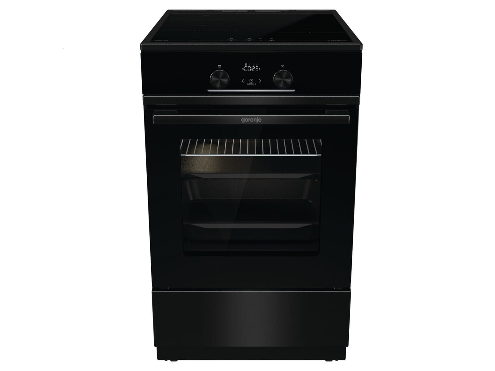 GORENJE Elektro-Standherd, mit 2-fach kein Auszug vorhanden, Reinigung mit Wasser / Dampf, TouchControl-Bedienung