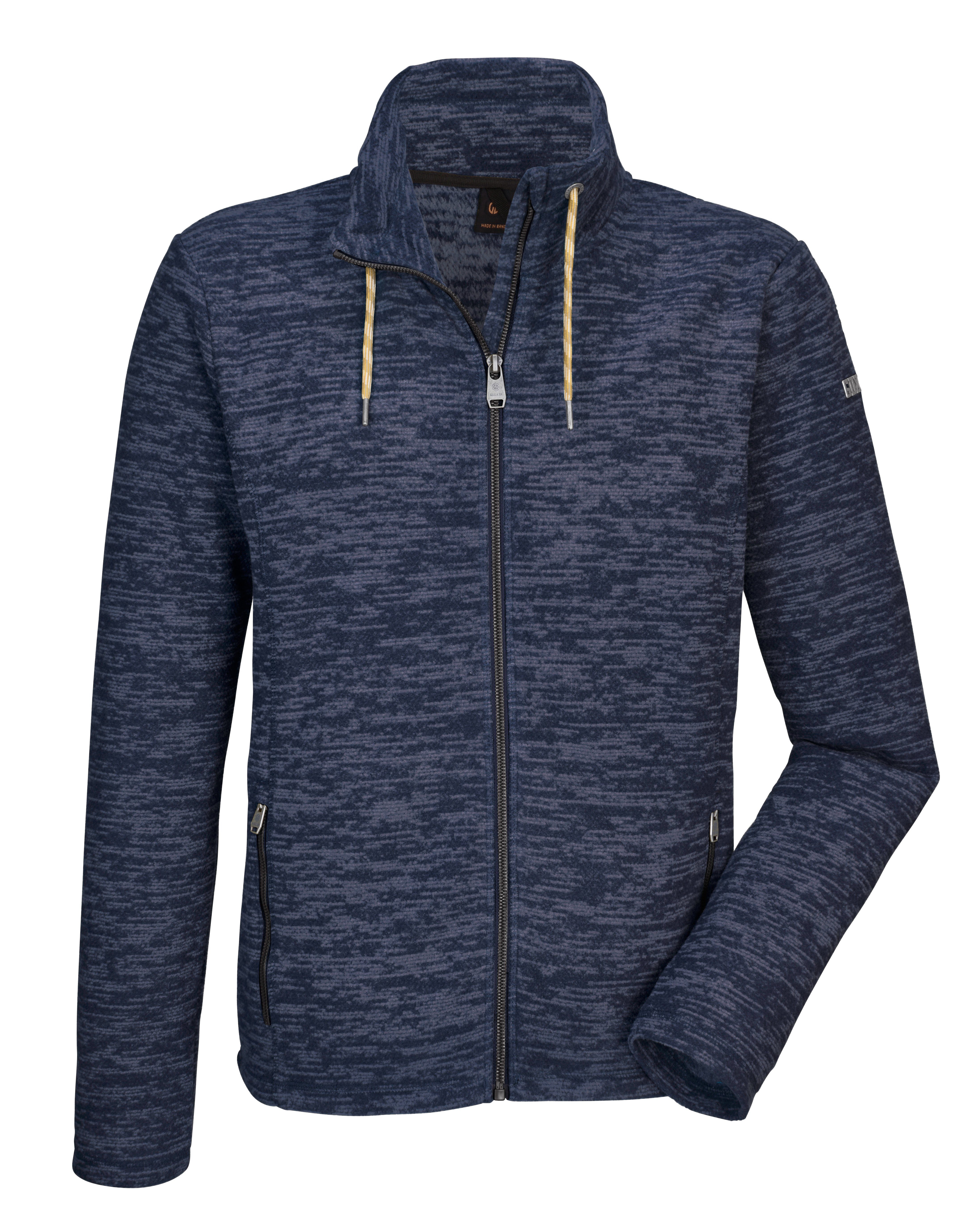 Giga.dx Strickfleecejacke GS 175 MN KNTFLC JCKT mit Stehkragen