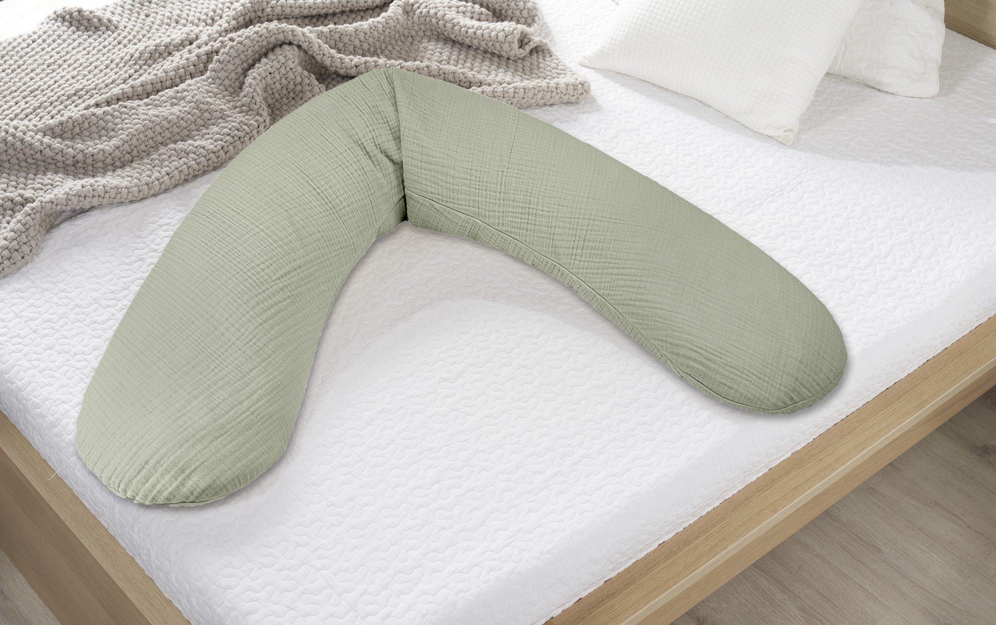 Theraline Stillkissen Das Original Theraline Stillkissen inkl. Bezug Mussel günstig online kaufen