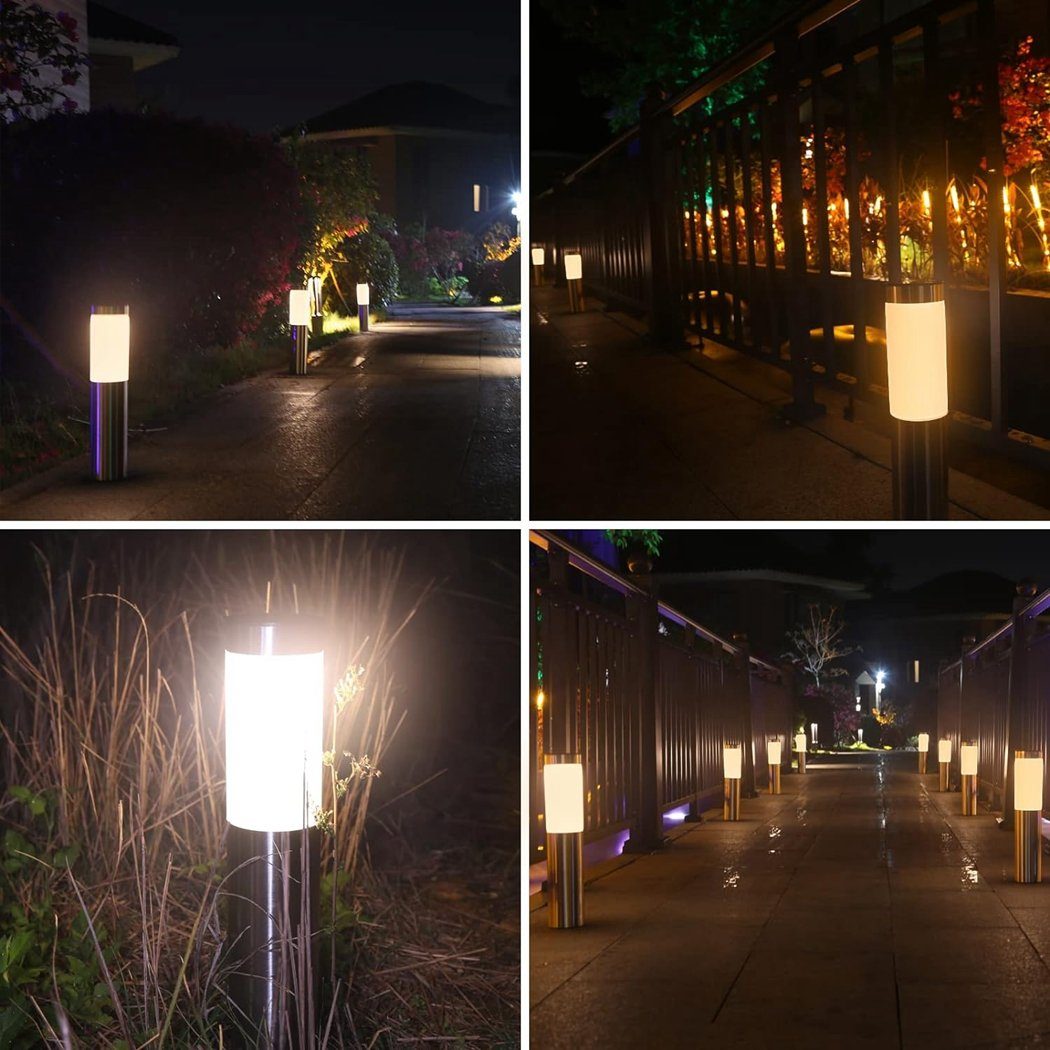 TUABUR warmweiße Solarleuchte LED LED-Gartenleuchte Garten-Solarleuchte,