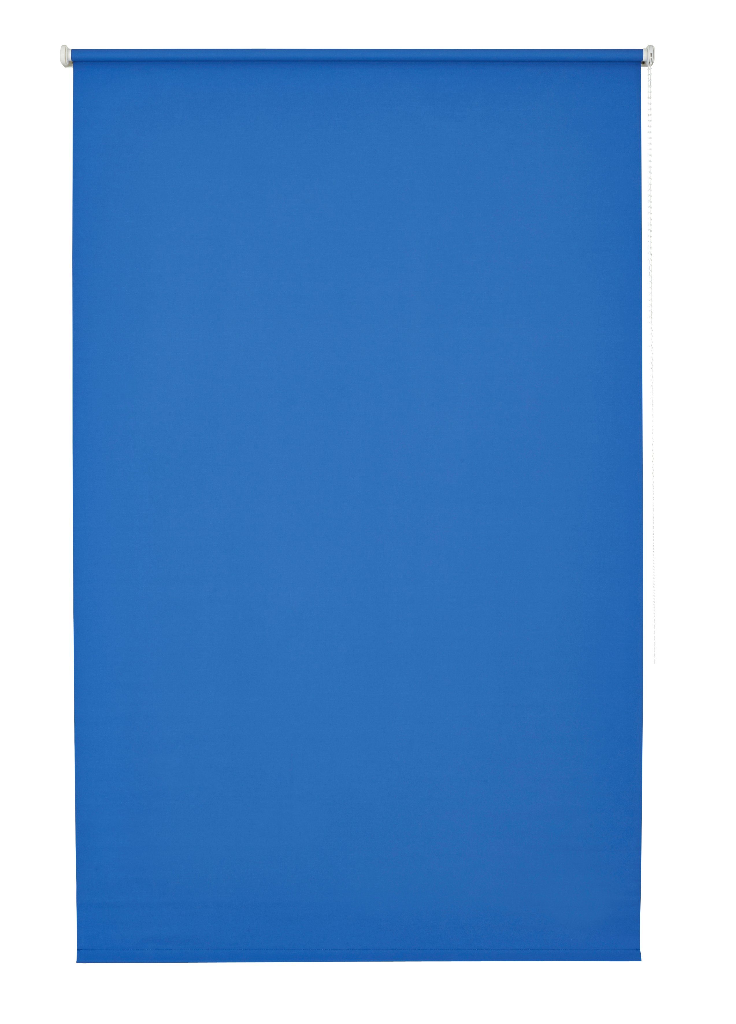 Seitenzugrollo Amelie, Good Life, Lichtschutz, mit Bohren, verschraubt, 1 Stück blau | Seitenzugrollos