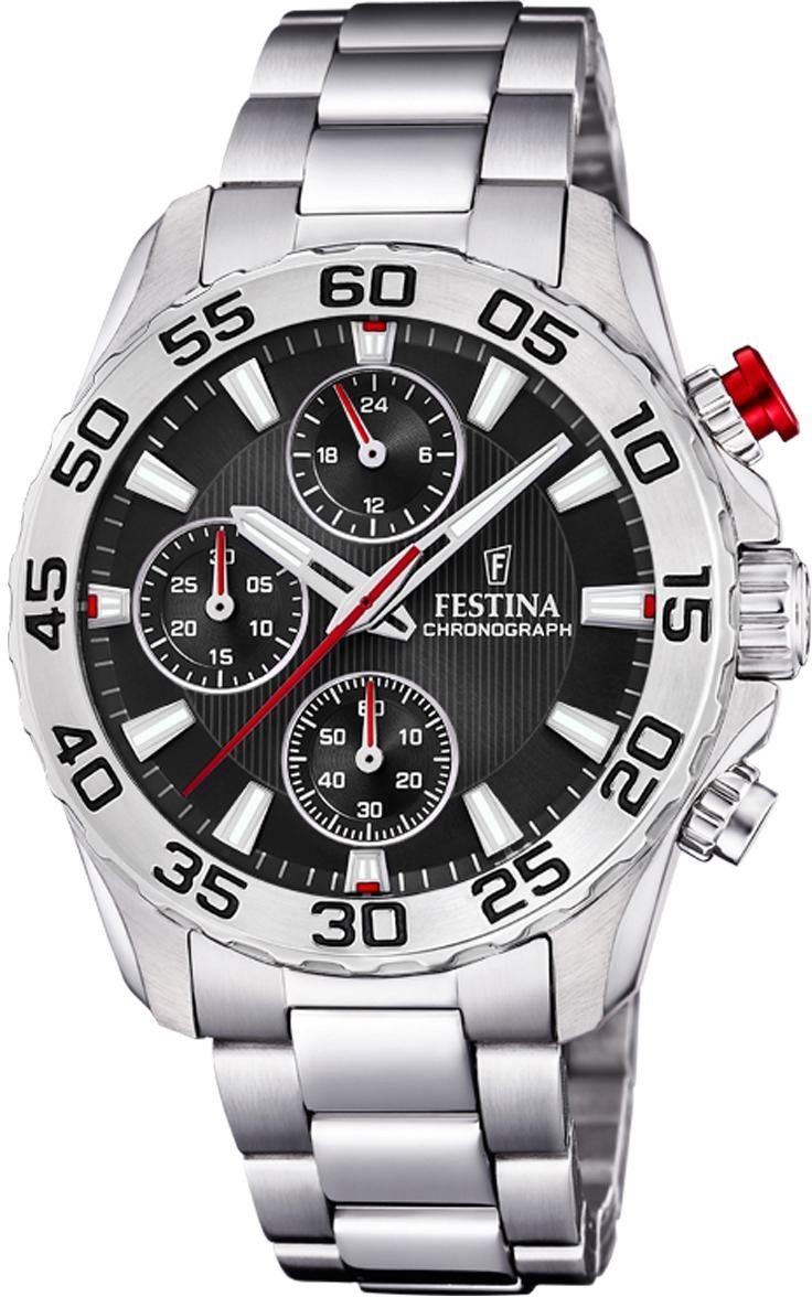 Festina Chronograph Junior Collection F20457/3, Armbanduhr, Quarzuhr, Kinderuhr, Stoppfunktion, ideal als Geschenk