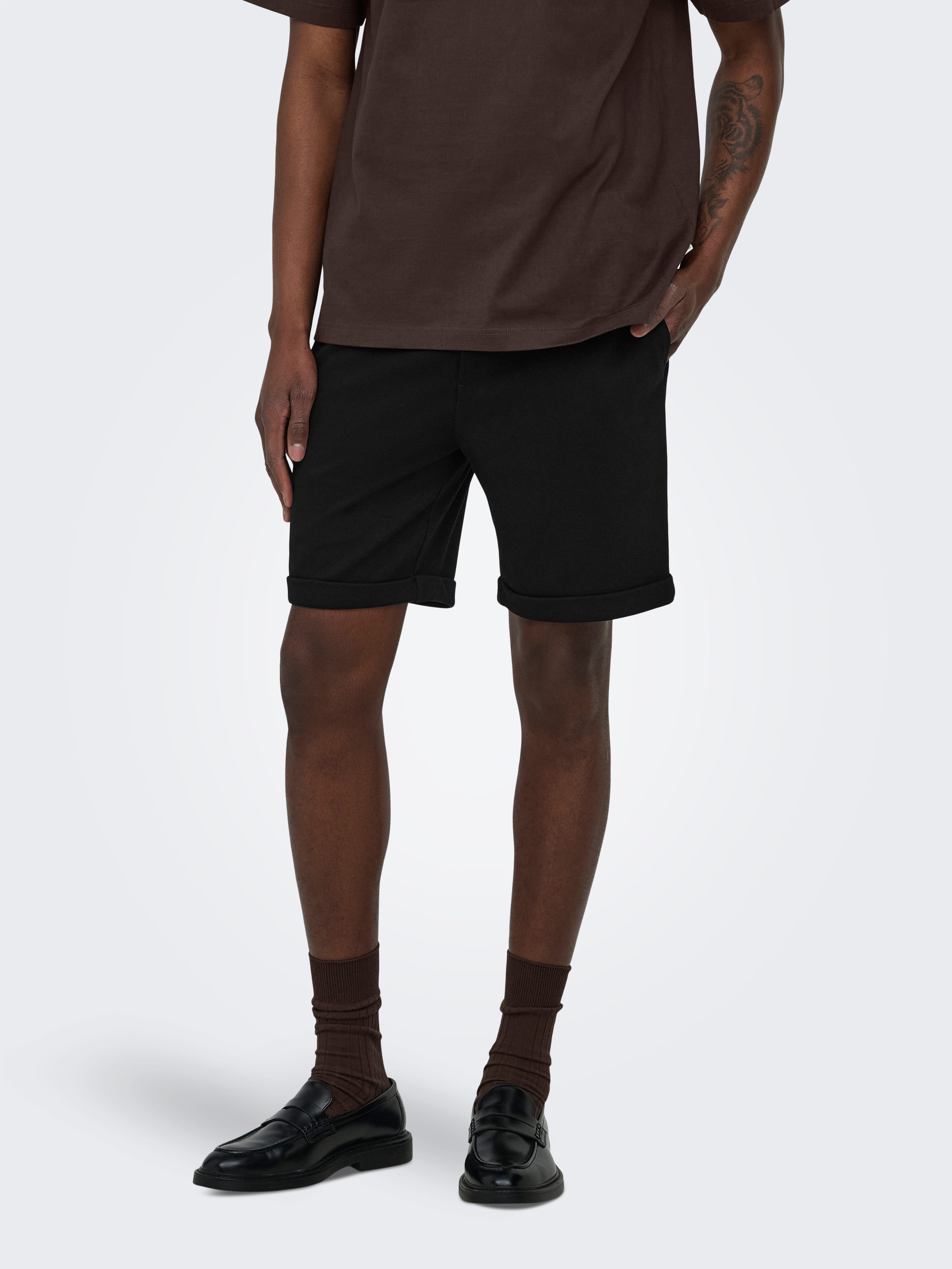 ONLY & SONS Sweatshorts ONSNEWKODYL REG S SHORTS BP Materialmix, normal geschnitten