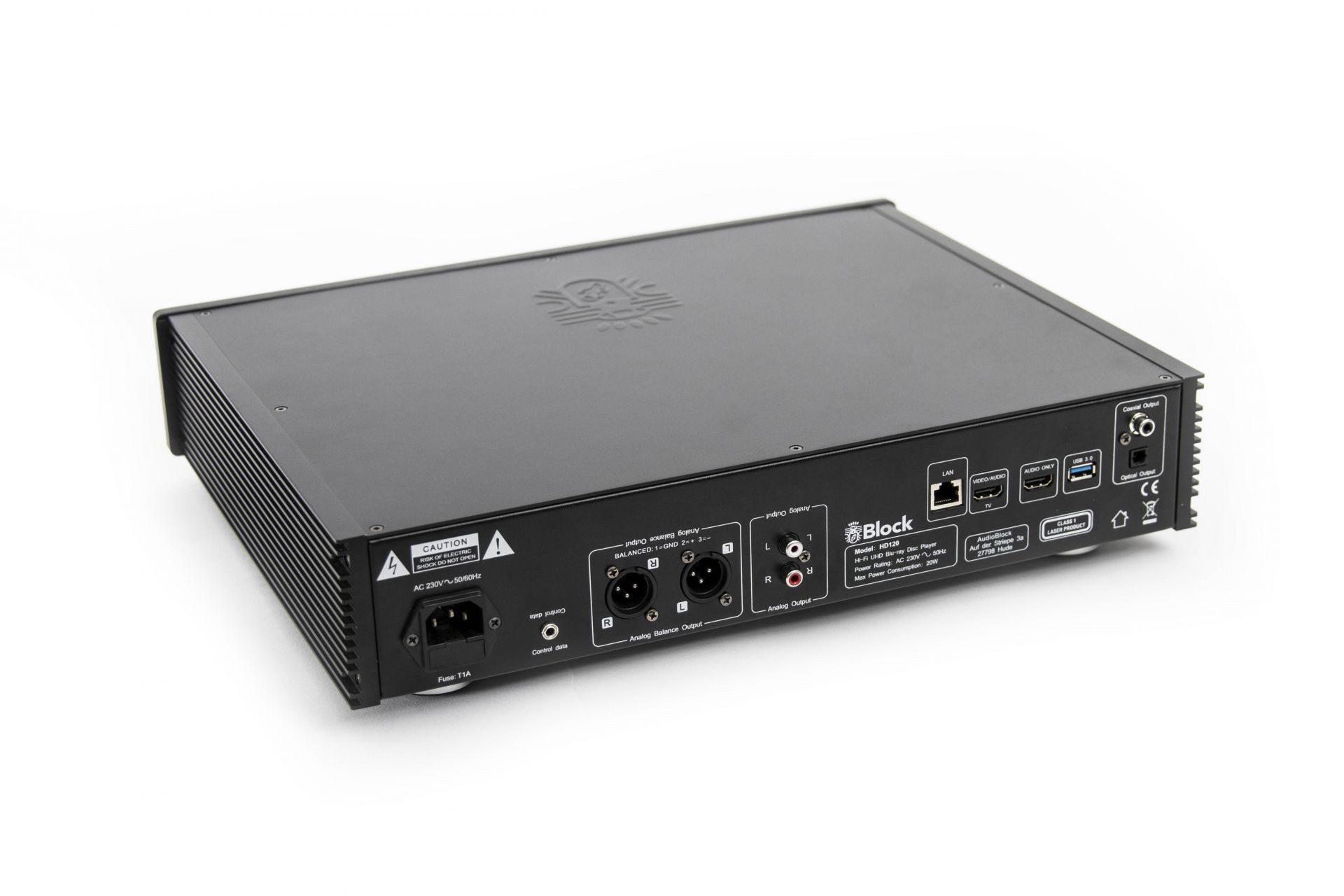 Block Block HD-120 4K Blu-ray Player mit SACD, HDR10, XLR, Dual HDMI Blu-ray-Player