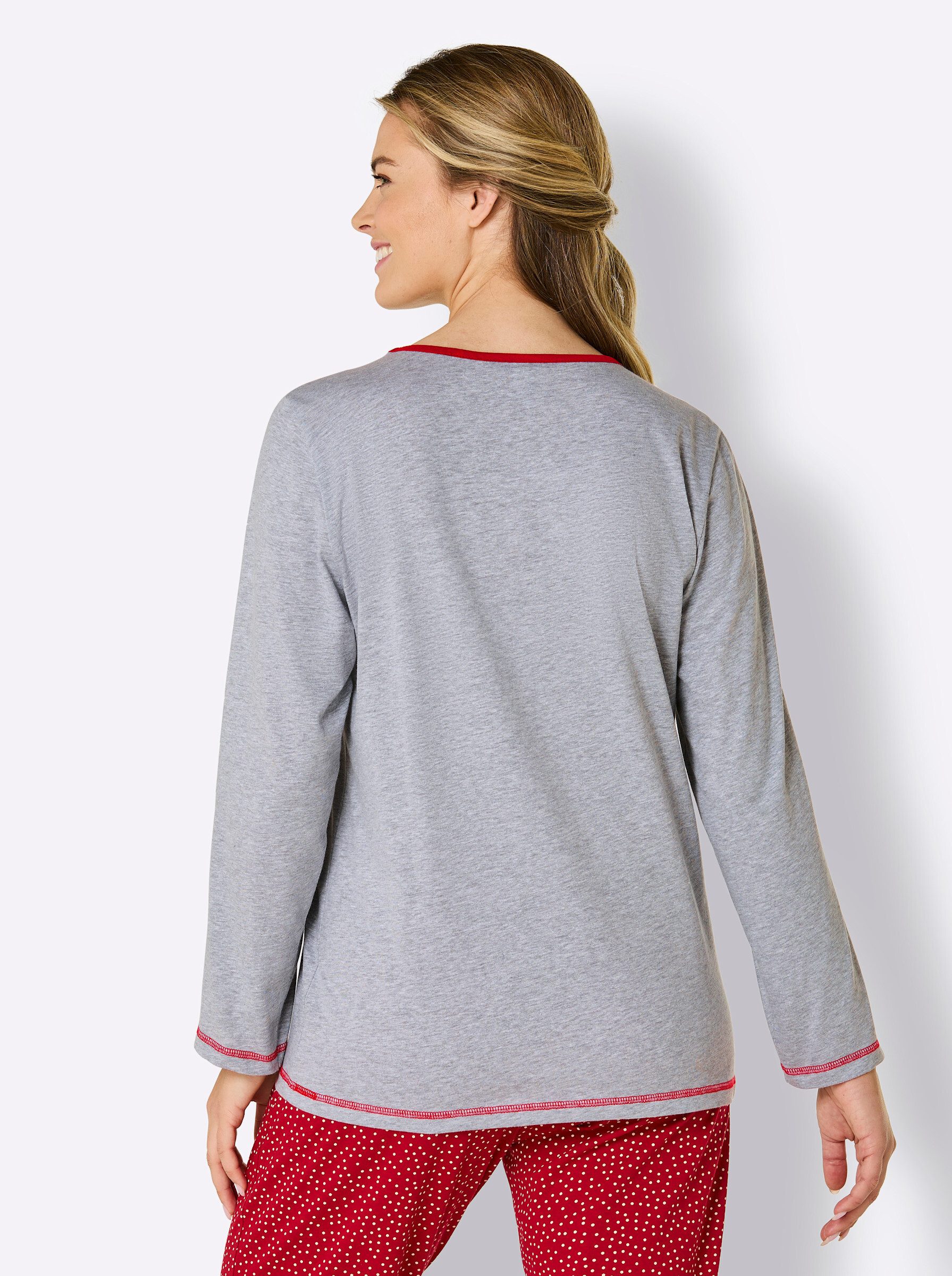 comtessa Schlafanzug Schlafanzug-Shirt Langarm