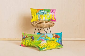 Kissenbezug Dschungelfieber, beties (1 Stück), Kissenhülle ca. 30x50 cm TropicHome knallige Farben mit Animal-Print