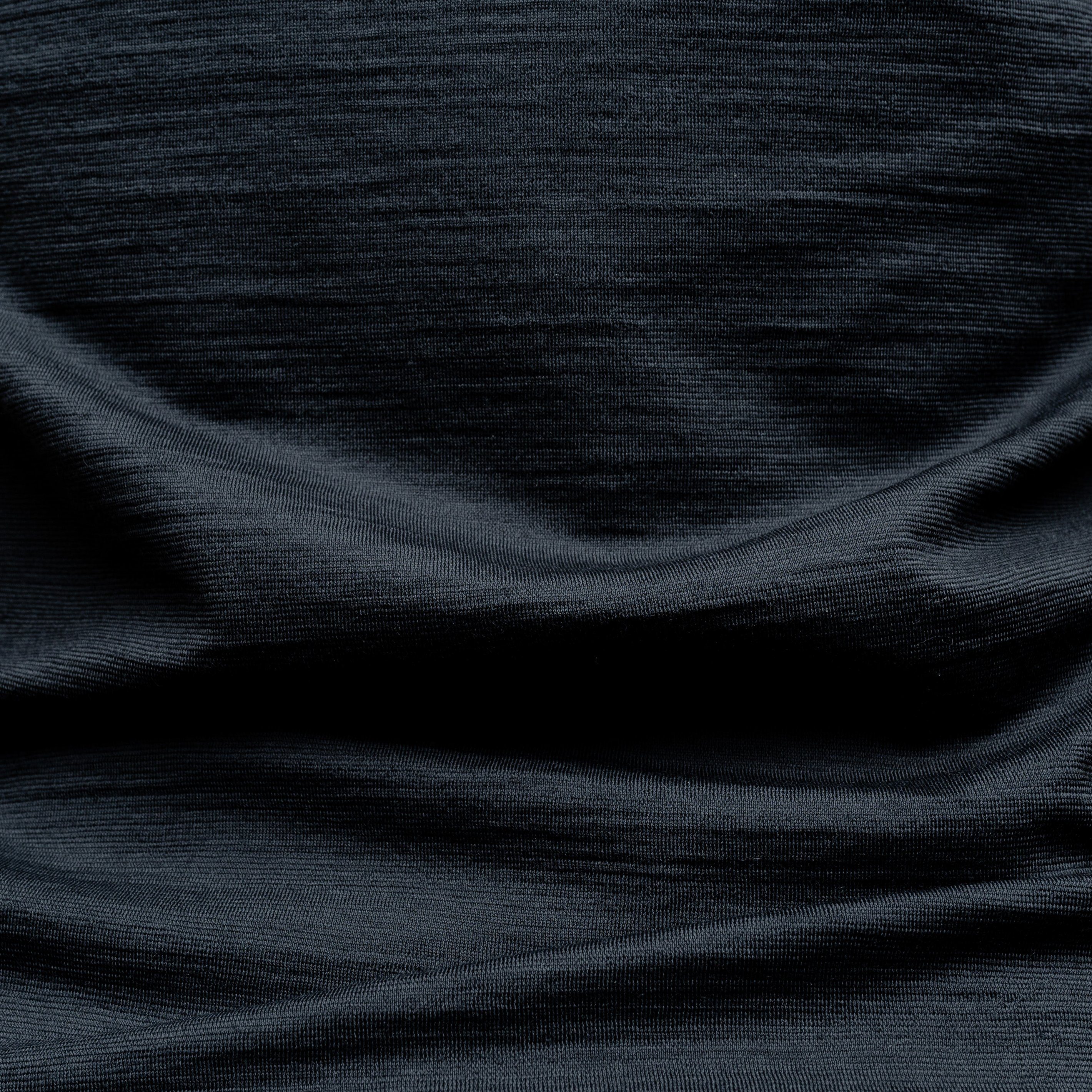 Tom Fyfe T-Shirt Merino T-Shirt Damen Anthrazit V-Ausschnitt