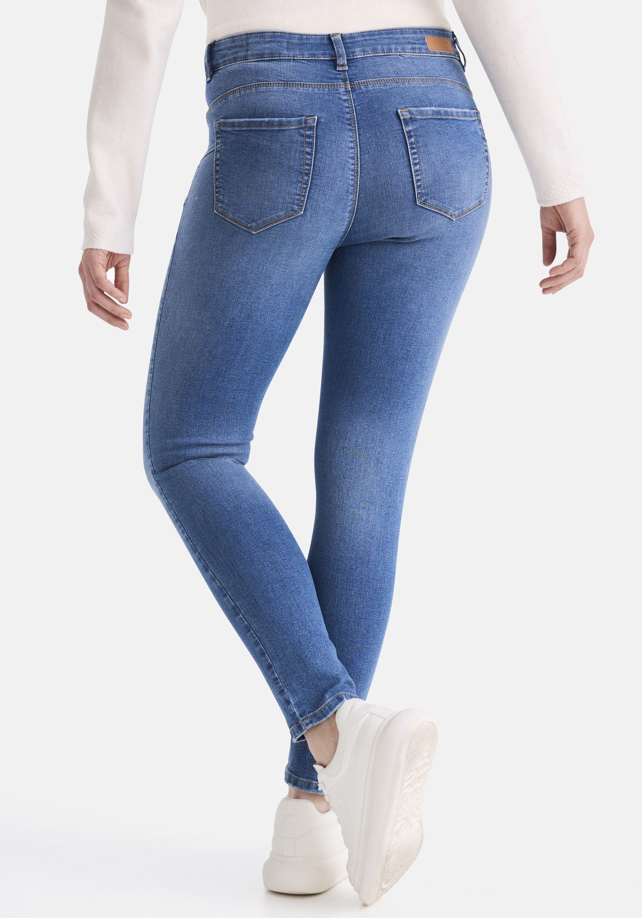 STOOKER WOMEN 5-Pocket-Jeans Rio Colour Skinny Fit Skinny Fit Casual Clean günstig online kaufen