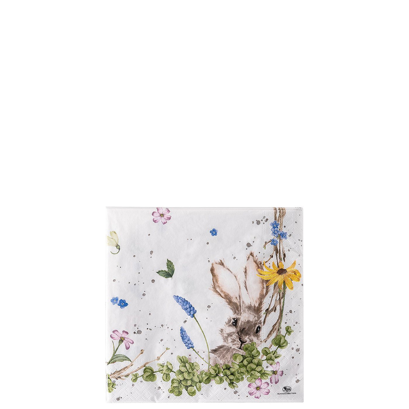 Hutschenreuther Papierserviette Nora Süße Ostern Papier-Servietten 33x33 20 Stück, (20 St), mit Blätter- und Blütenmotiv