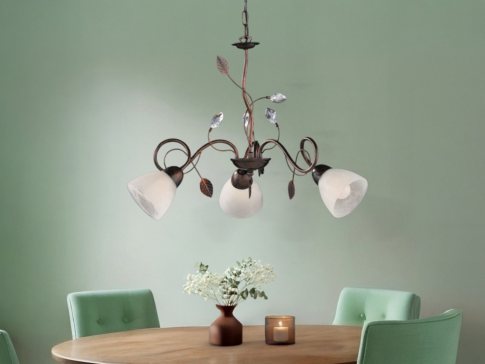 TRIO Leuchten LED Pendelleuchte, Dimmfunktion, LED wechselbar, Warmweiß, La günstig online kaufen