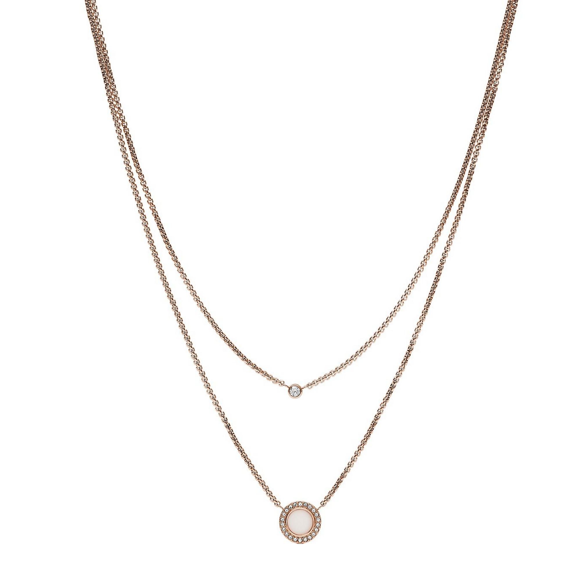 Fossil Kette mit Anhänger JF03057791 ro...