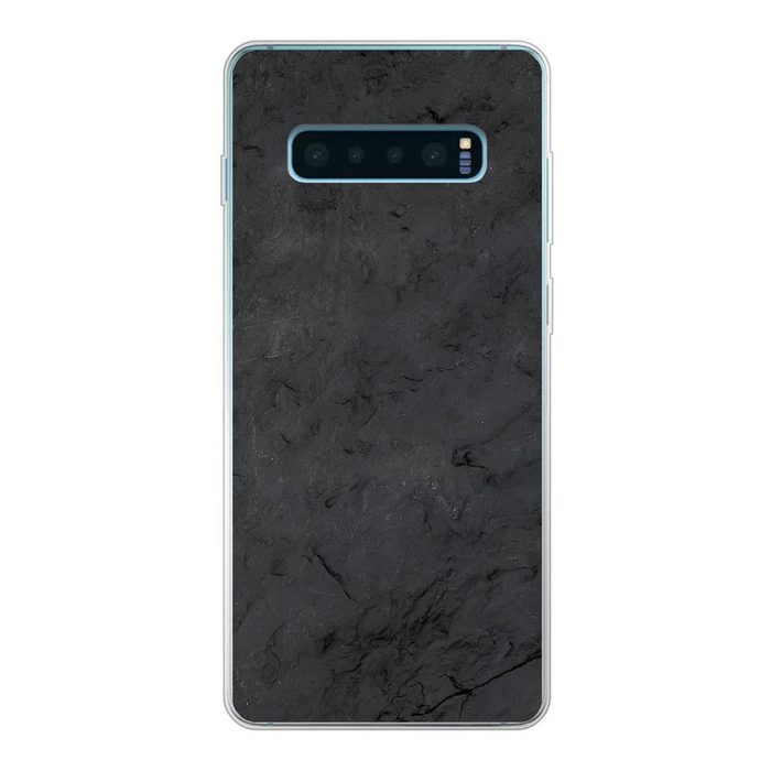 MuchoWow Handyhülle Grau - Zement - Beton - Industriell - Strukturiert Phone Case Handyhülle Samsung Galaxy S10 Lite Silikon Schutzhülle