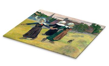 Posterlounge Acrylglasbild Paul Gauguin, Bretonische Mädchen, Pont-Aven, Malerei