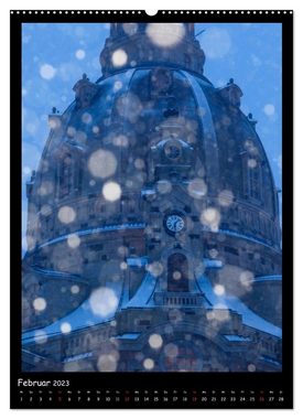 CALVENDO Wandkalender Frauenkirche Dresden (Premium, hochwertiger DIN A2 Wandkalender 2023, Kunstdruck in Hochglanz)