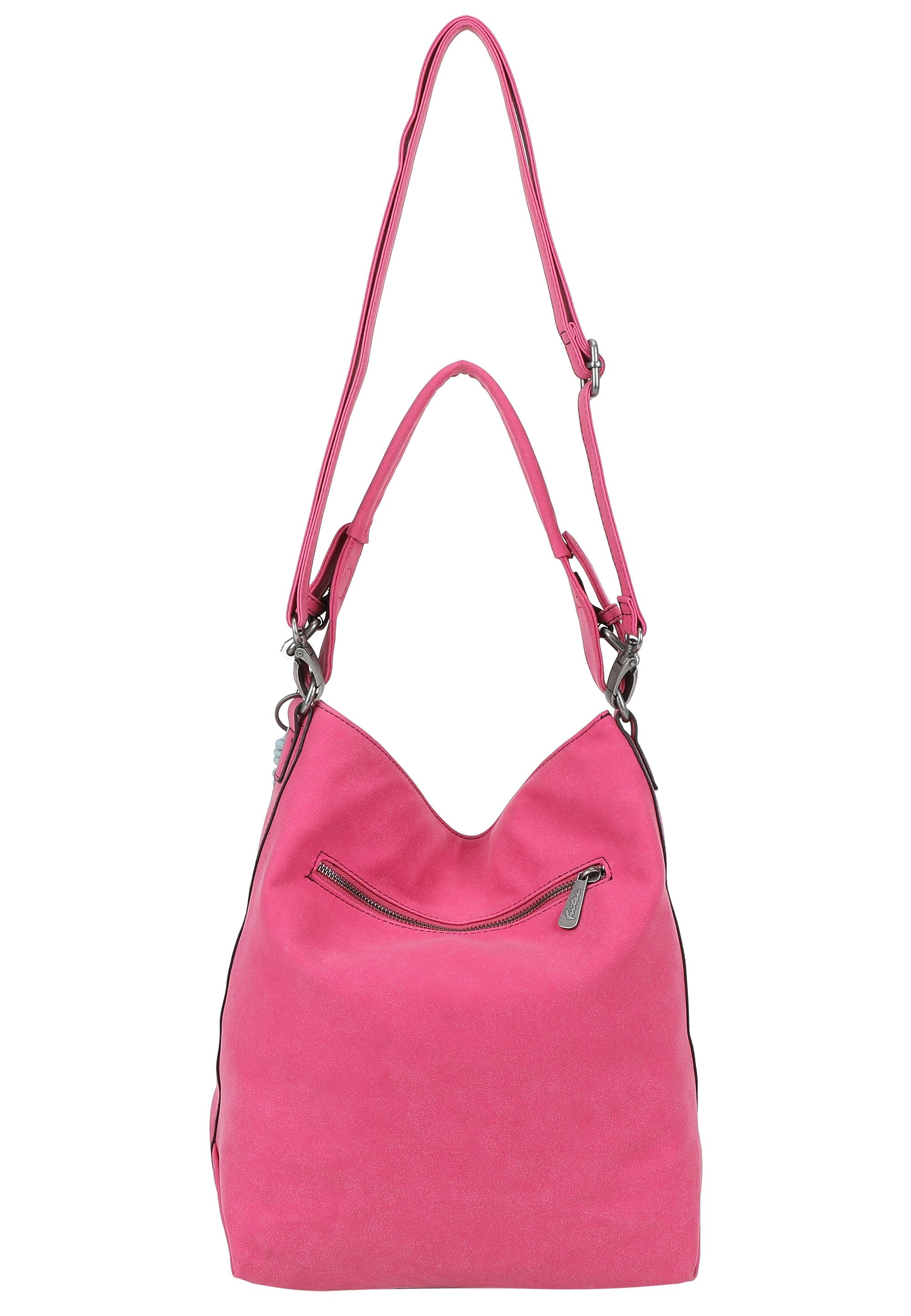 Fritzi aus Preußen Schultertasche Jacky Black, mit Reißverschluss
