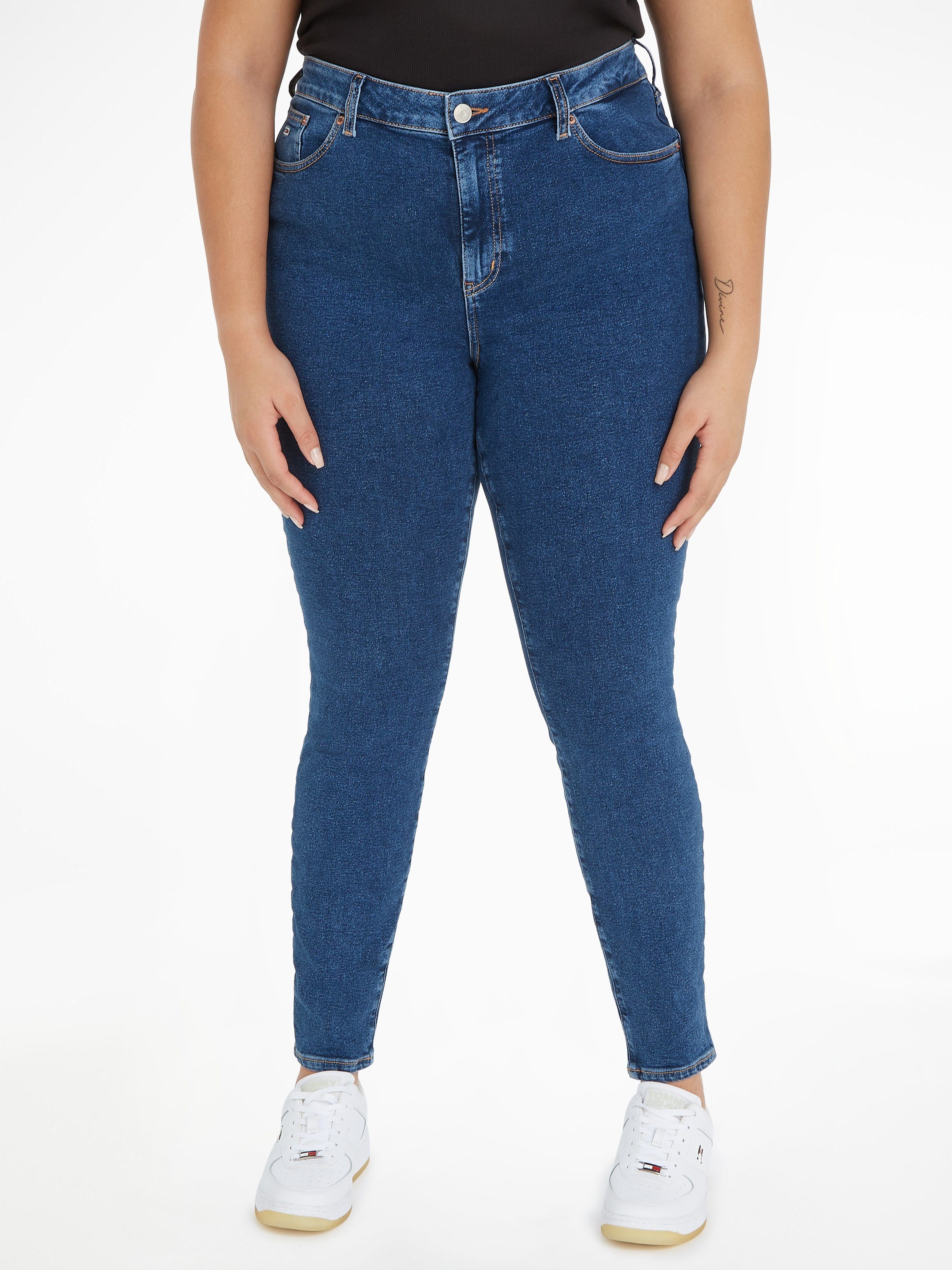 Tommy Jeans Curve Skinny-fit-Jeans die Größen entsprechen einer  INCH-Bundweite