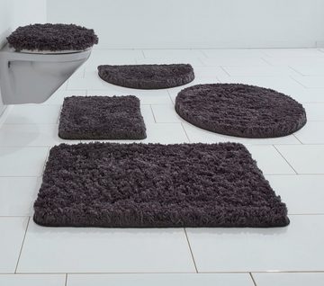 Badematte Micro exclusiv Guido Maria Kretschmer Home&Living, Höhe 55 mm, rutschhemmend beschichtet, schnell trocknend, strapazierfähig, Polyester, rechteckig, Badteppich, Badematten auch als 3 teiliges Set & rund erhältlich