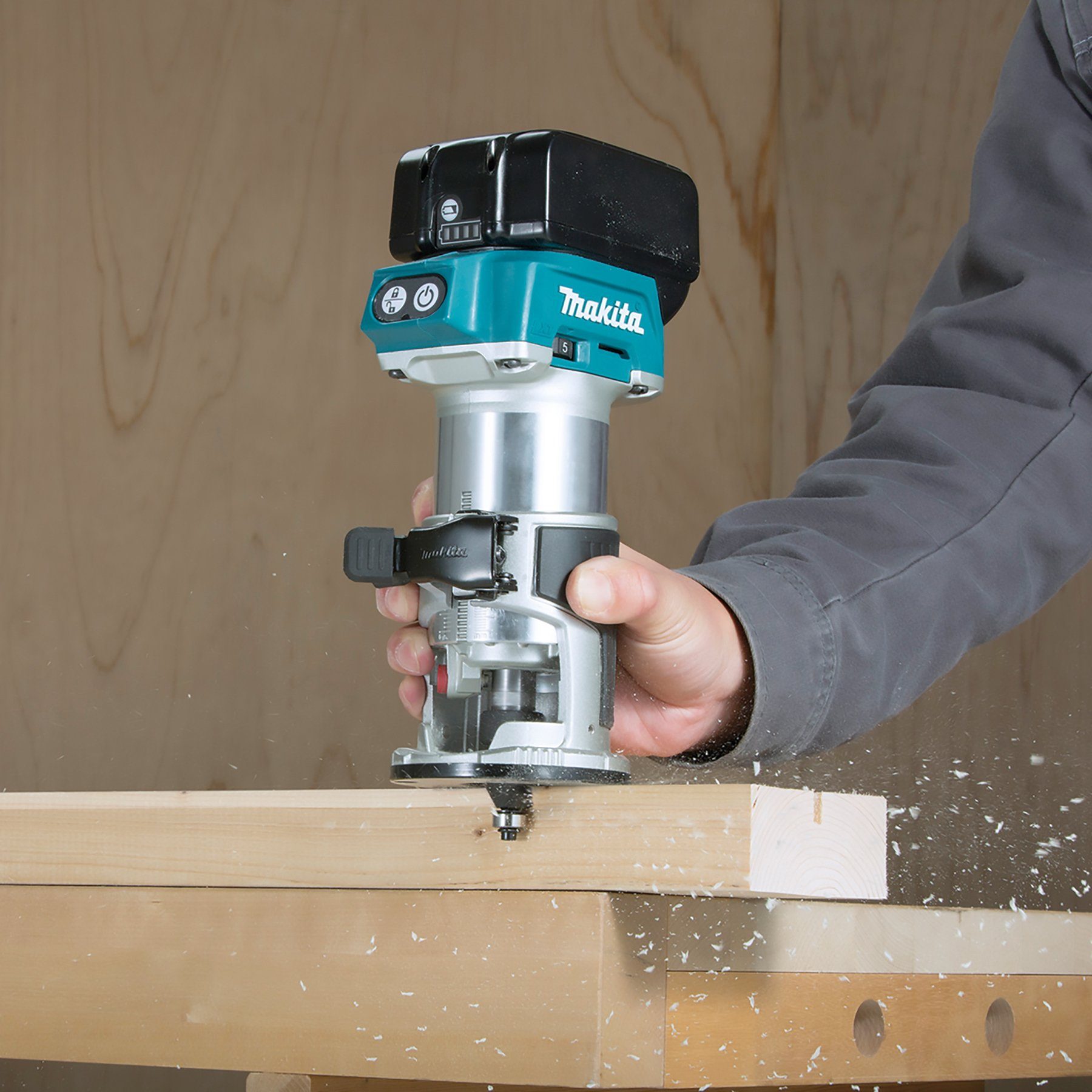 Makita Akku-Multifunktionsfräse DRT50ZJX2, inkl. Aufbewahrungskoffer, ohne günstig online kaufen