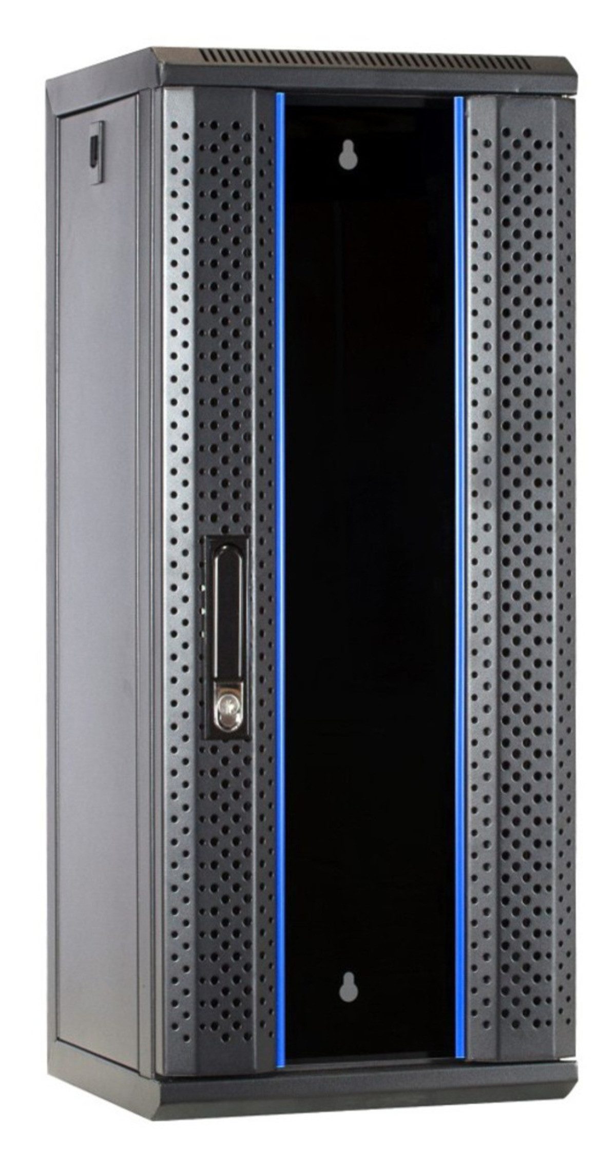 Serverschrank 15 HE, 10” Serverschrank, mit Glastür, (BxTxH) 312x310x752mm